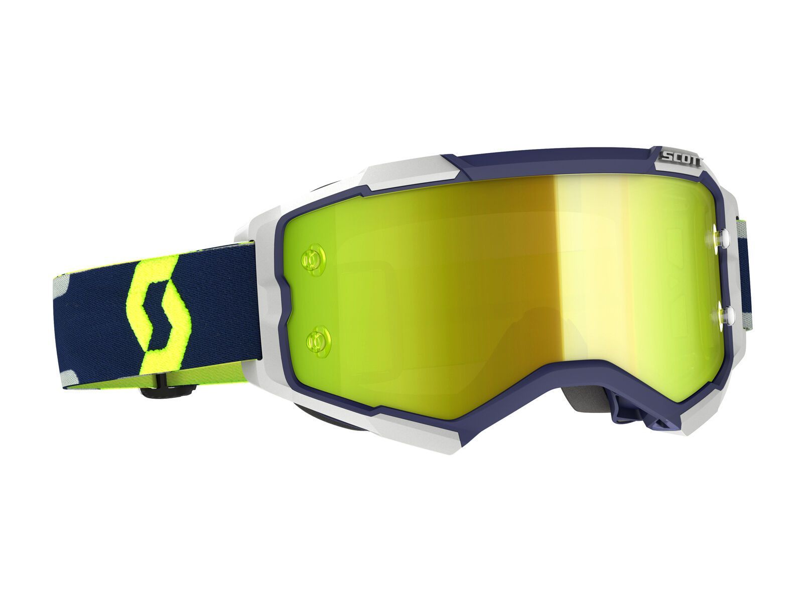 Scott Fury Goggle Yellow Chrome Works, blue/grey - Bild 1