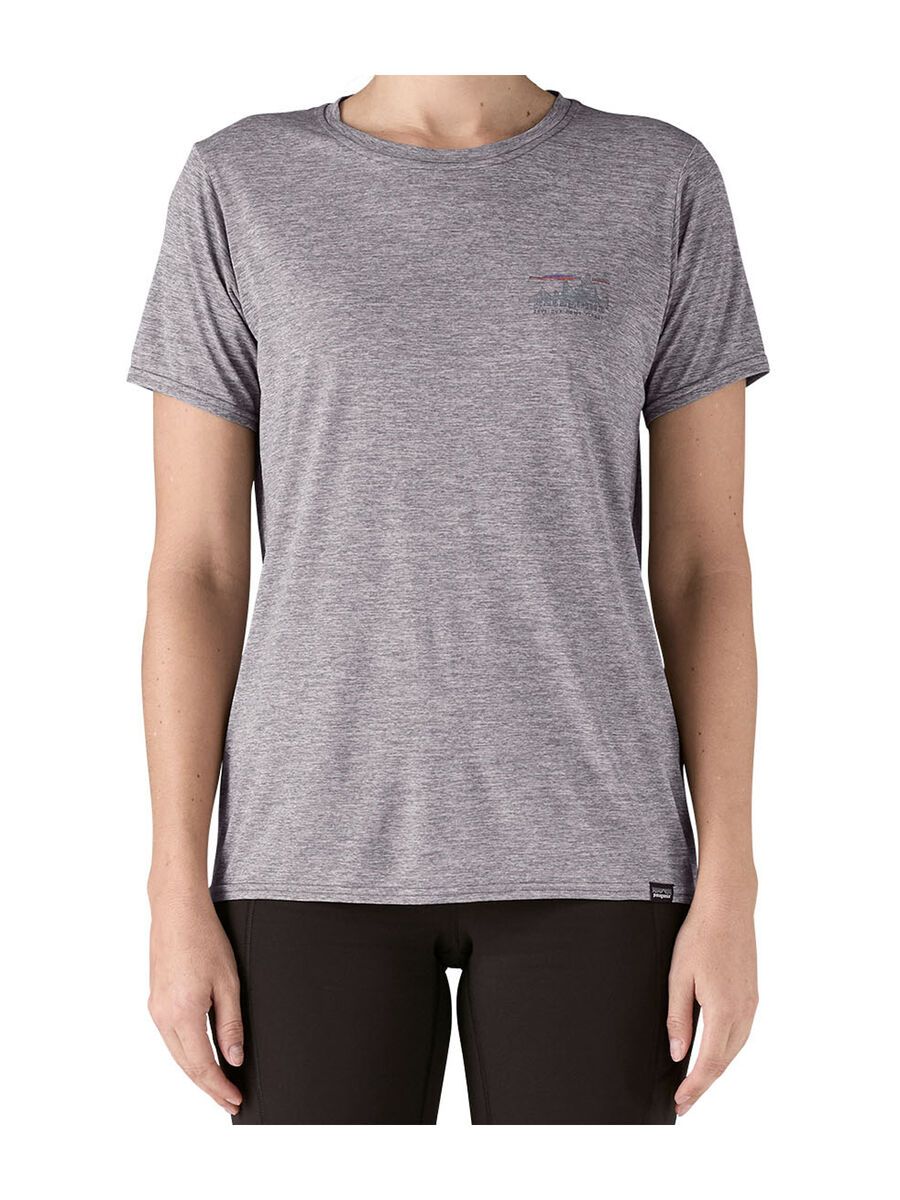 Patagonia Women's Capilene Cool Daily Graphic Shirt '73 Skyline, feather grey - Bild 1