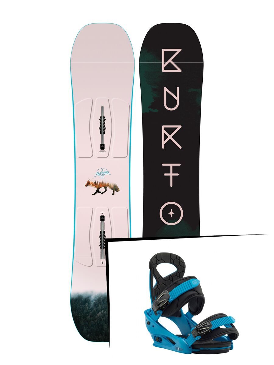 Set: Burton Yeasayer Smalls 2019 + Burton Mission Smalls blue boy - Bild 1