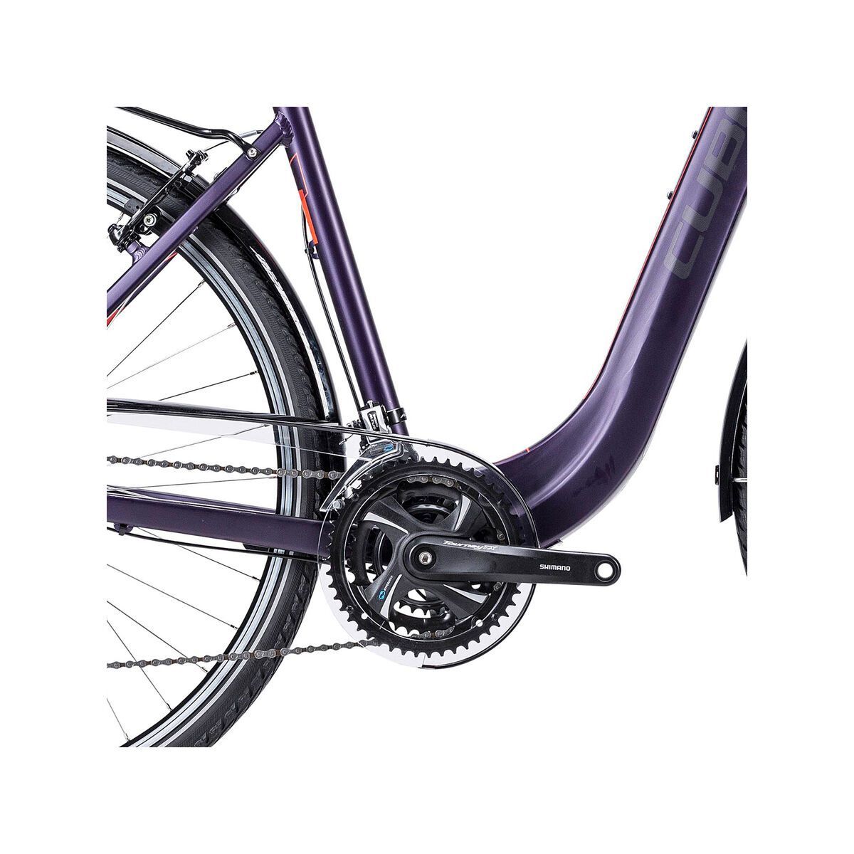 Cube Touring Easy Entry, dark purple flashred - Bild 3