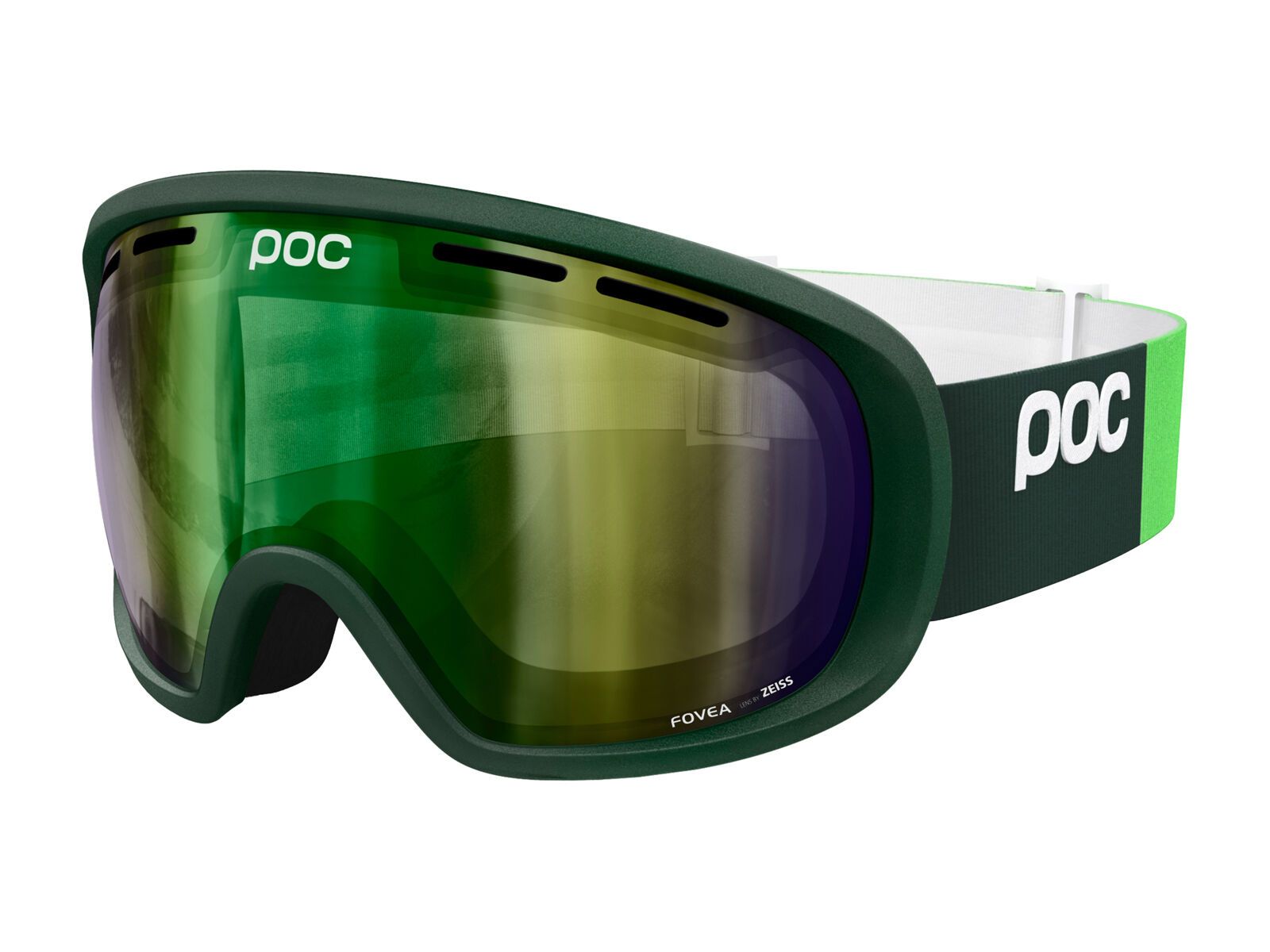 POC Fovea, incoloy green/Lens: persimmon green mirror - Bild 1