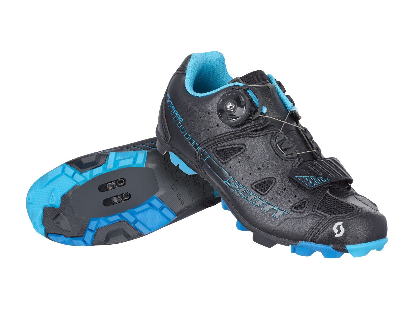 Scott Elite Boa Lady, black/neon blue - Bild 1