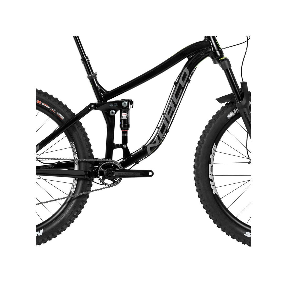Norco Torrent FS+ 7.1, black/grey/green - Bild 3