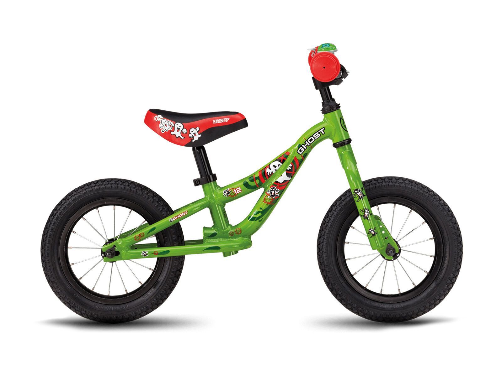 Ghost Powerkiddy AL 12, riot green/riot red/star white - Bild 1