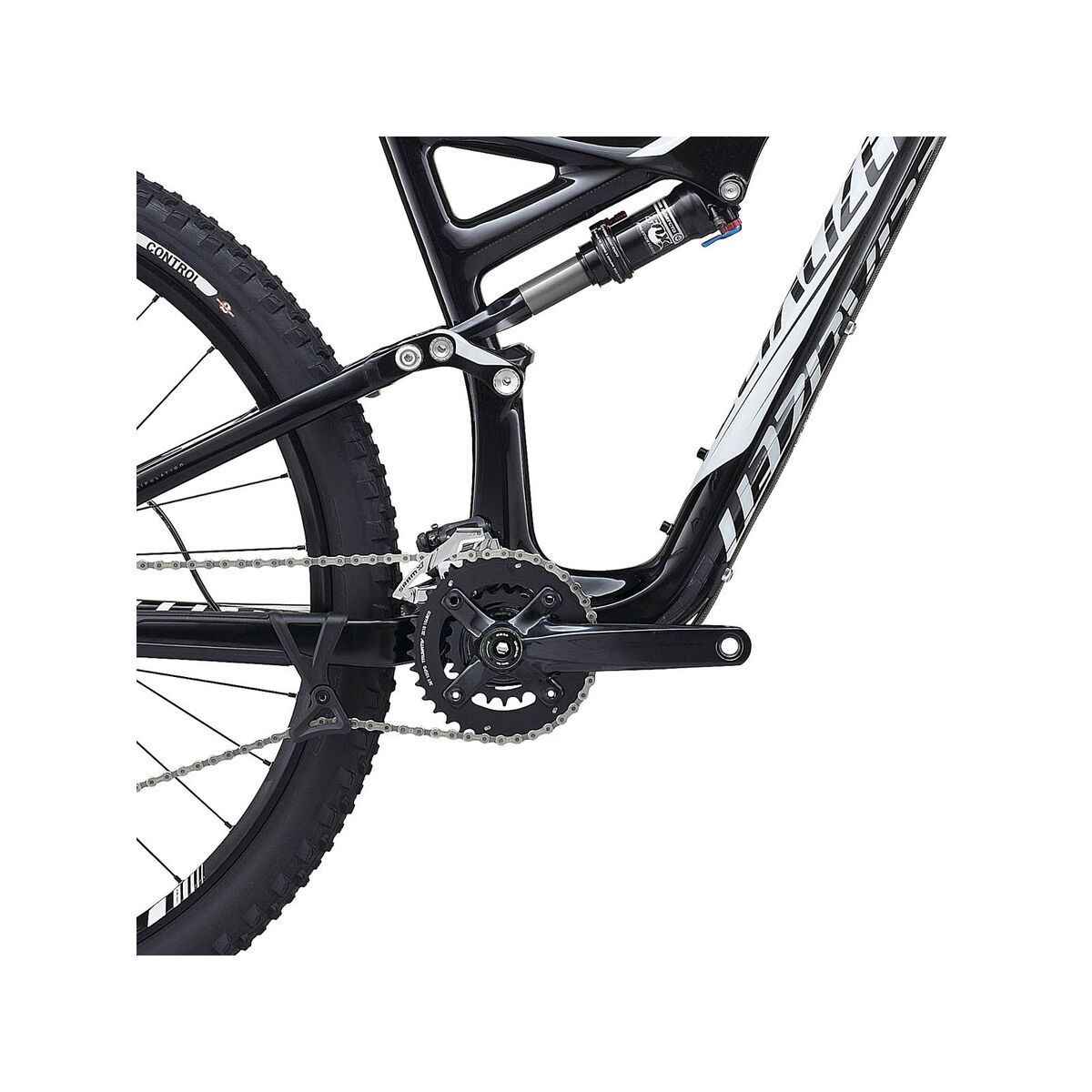 Specialized Stumpjumper FSR Comp Carbon 29, Black/White - Bild 3