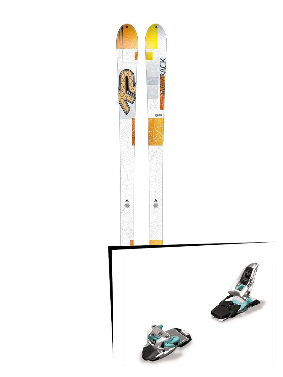 K2 SKI Set: Wayback 82 2016 + Marker Squire 11 - Bild 1