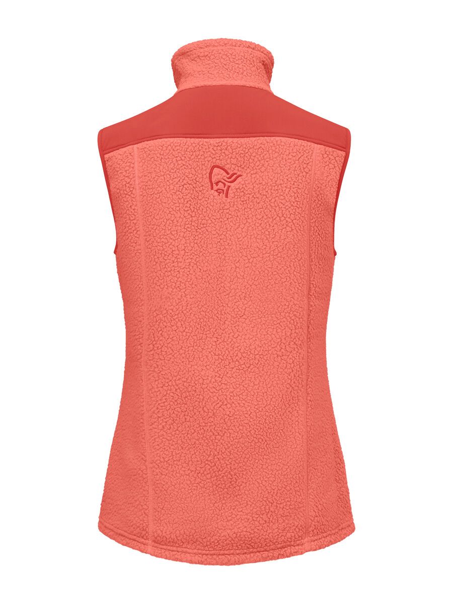 Norrona trollveggen warm3 Vest W's, deep sea coral/baked apple - Bild 3