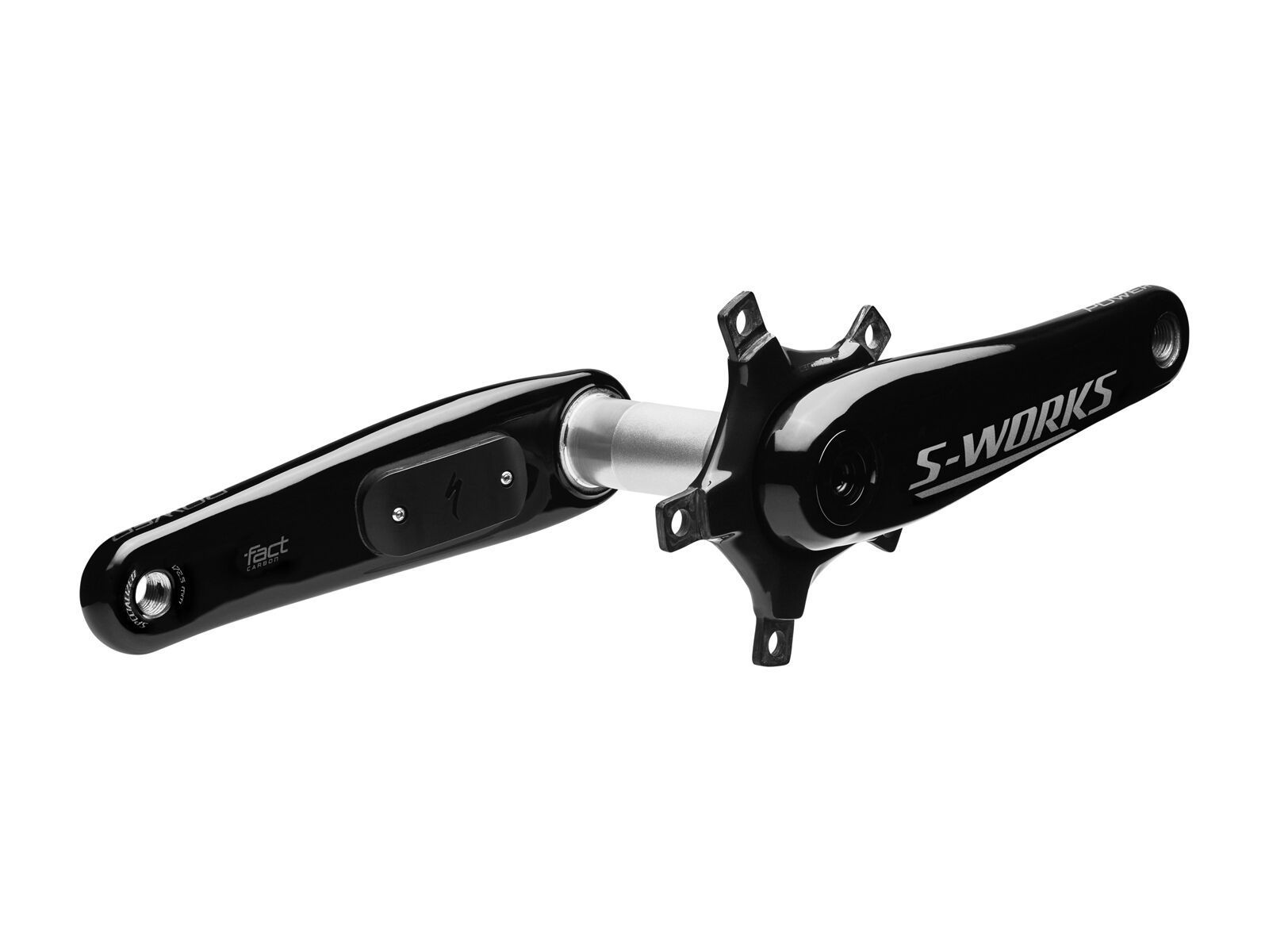 Specialized S-Works Power Cranks - Dual-Sided, gloss tarmac black - Bild 1