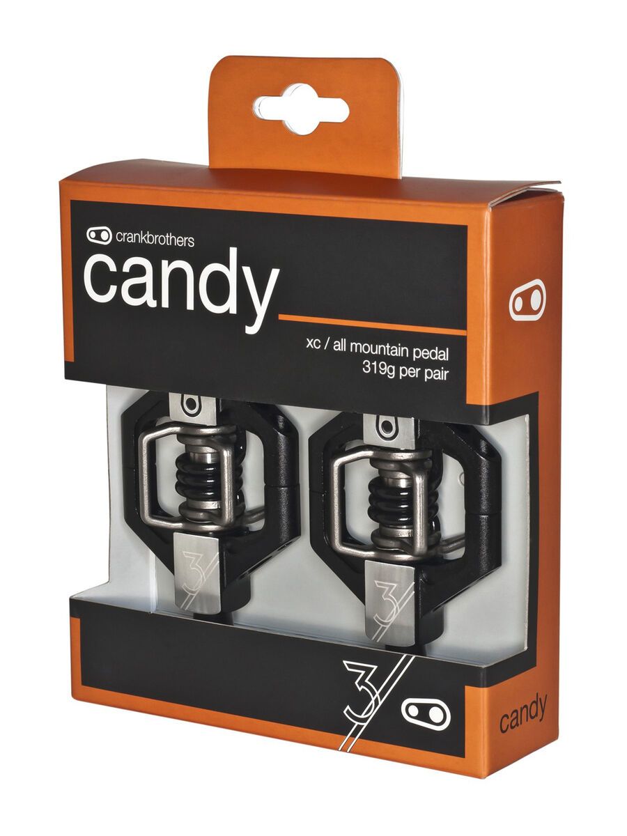 Crankbrothers Candy 3 Hangtag Version, schwarz - Bild 1