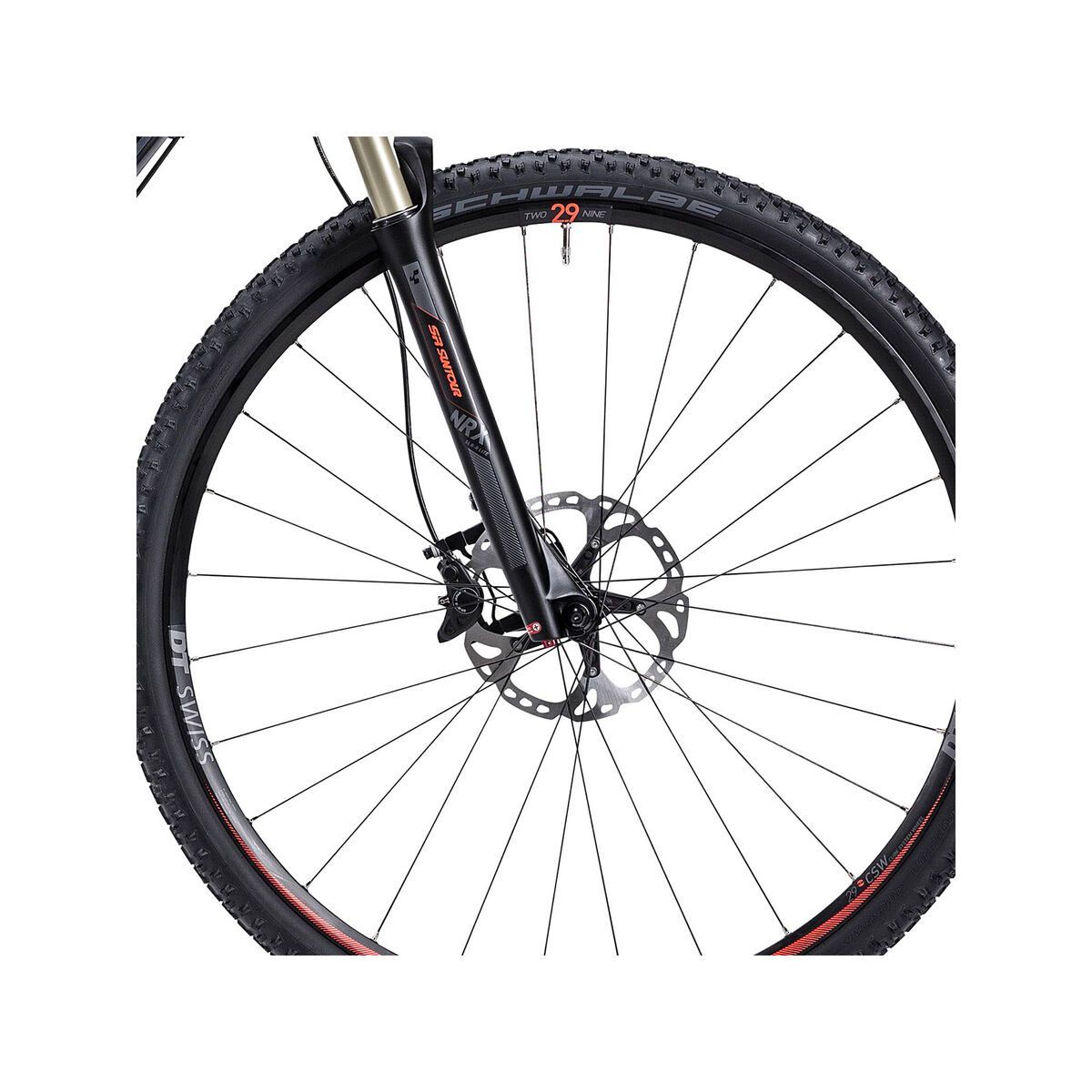 Cube Tonopah SL, black anodized flashred - Bild 2