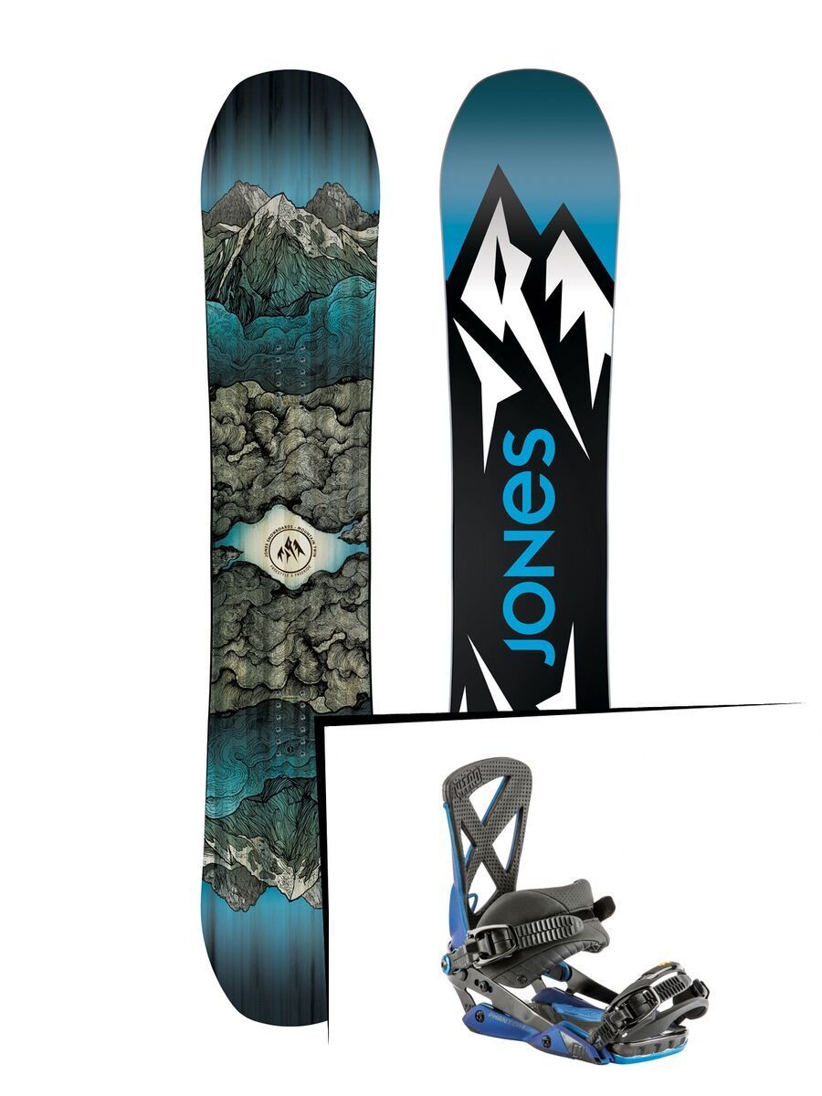Set: Jones Mountain Twin 2019 + Nitro Phantom blue rover - Bild 1