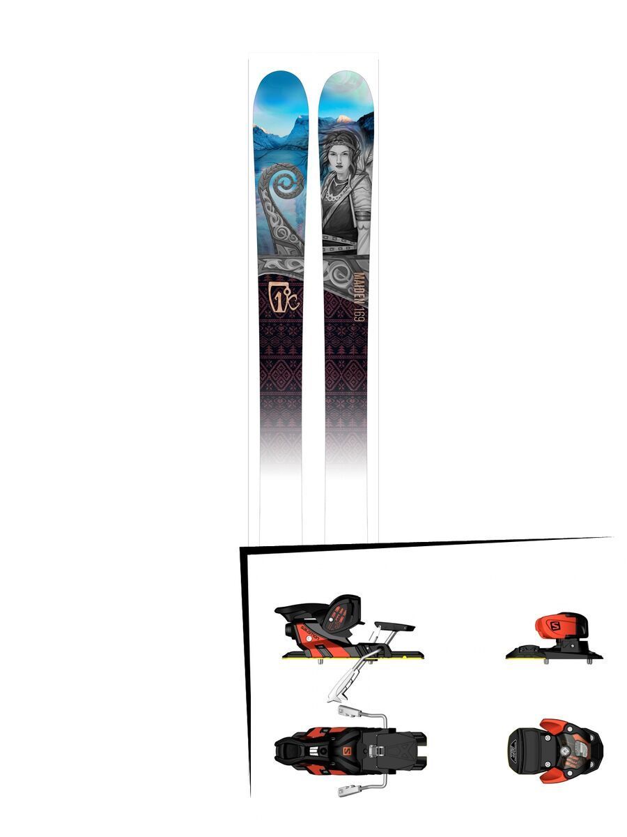 Set: Icelantic Maiden 2016 + Salomon Warden MNC 13 (1540101) - Bild 1