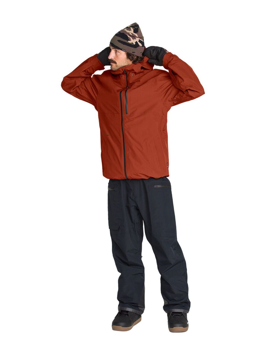 Volcom L Gore-Tex Jacket, burnt orange - Bild 3