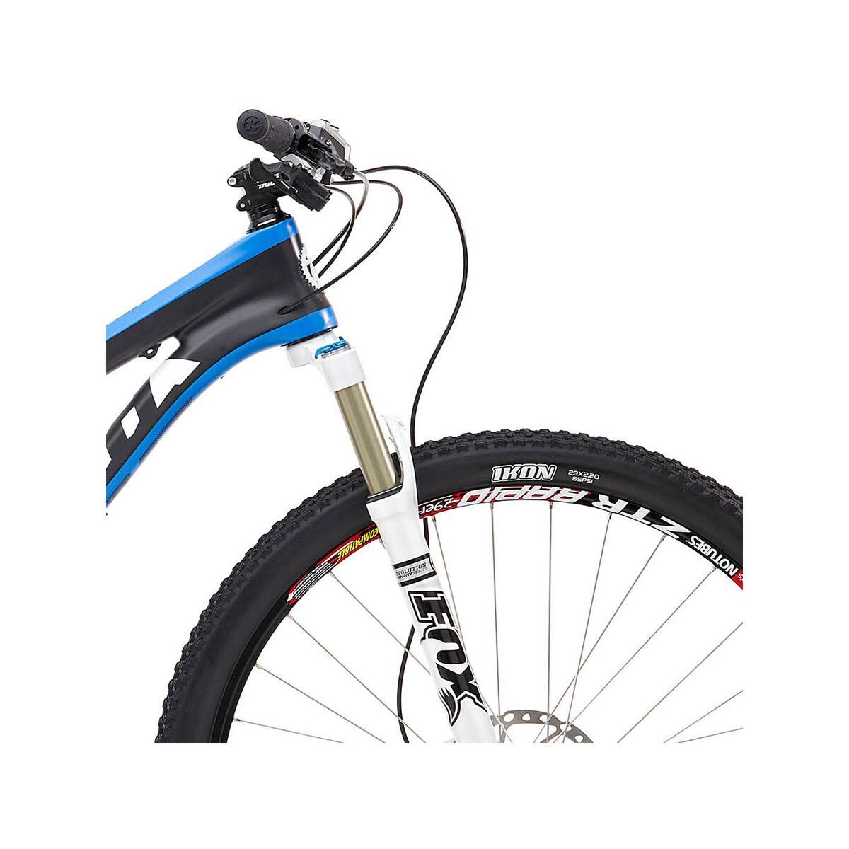 Kona Hei Hei Deluxe, matt carbon/blue/white/black - Bild 5