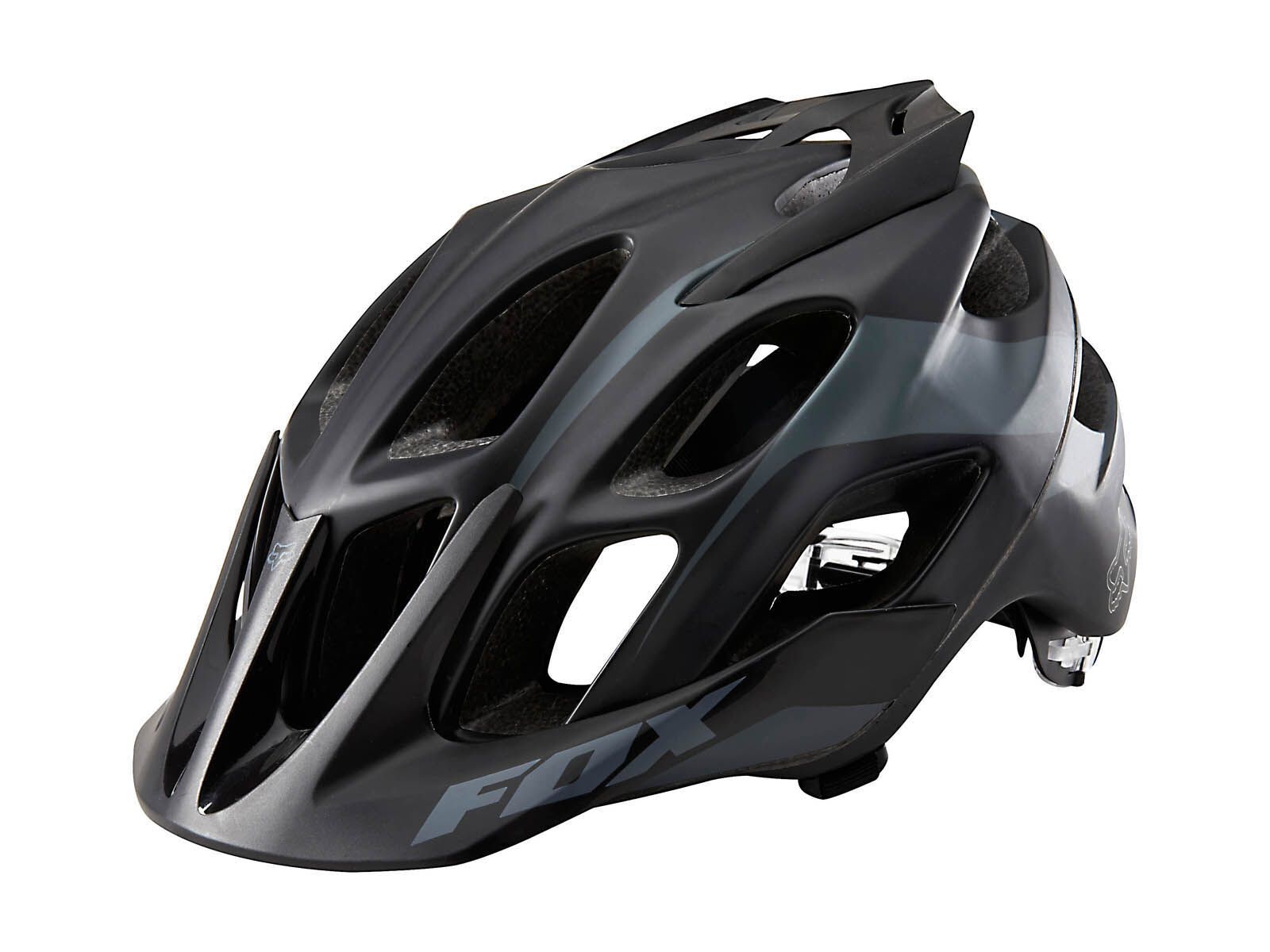 Fox Flux Helmet, black/grey - Bild 1