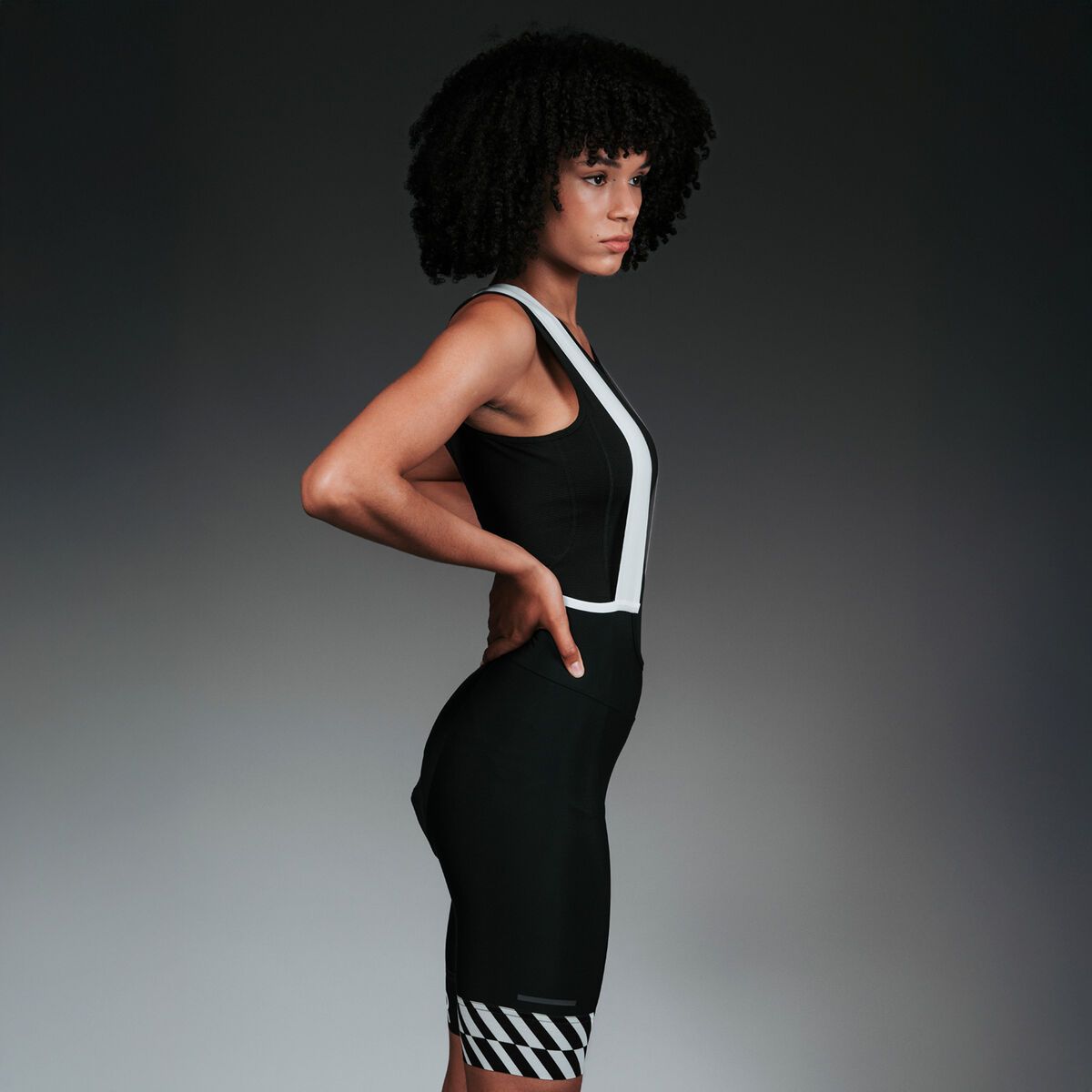 GOREWEAR Swiftride Optical kurze Trägerhose Damen, black - Bild 5