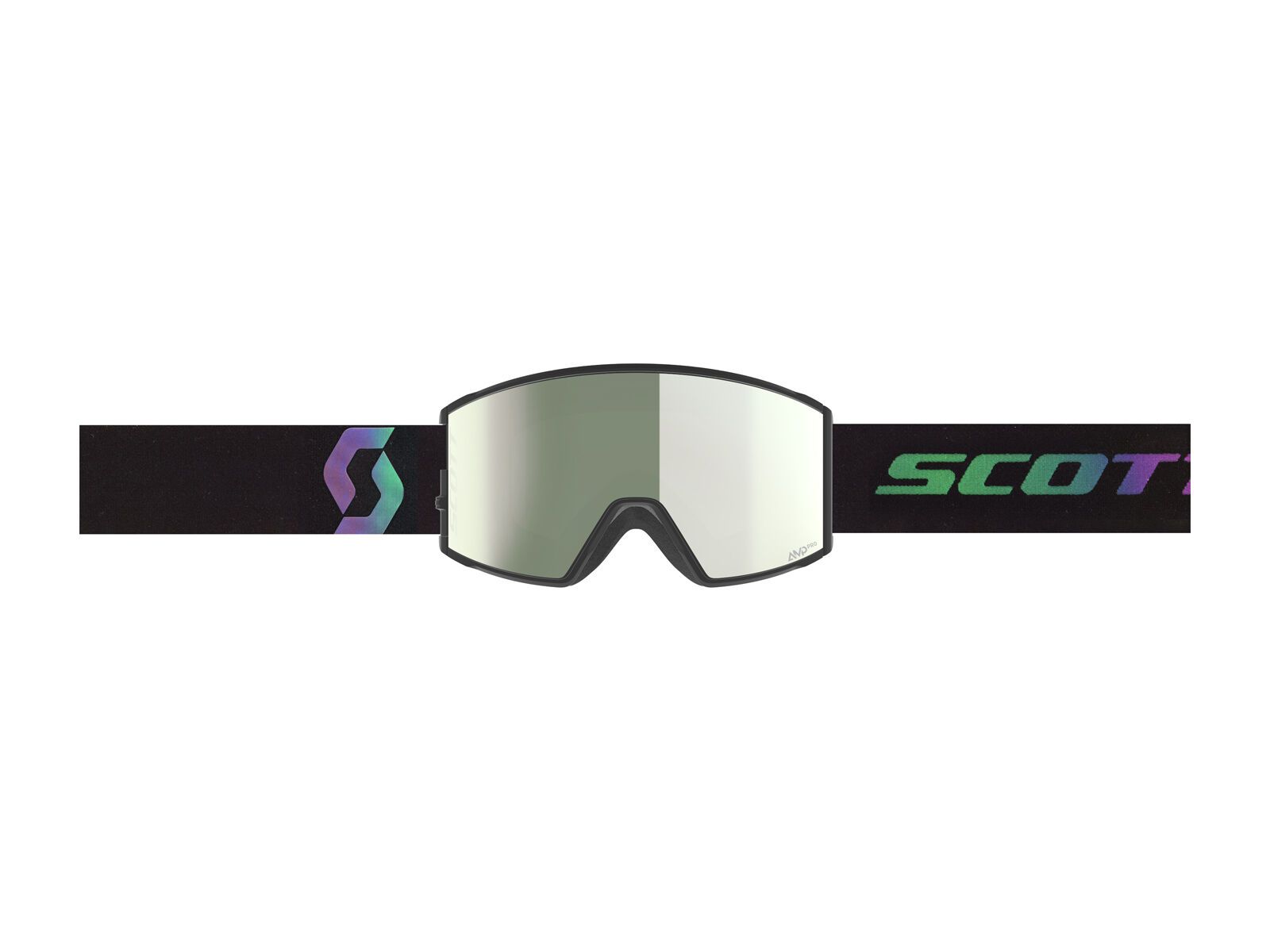 Scott React, AMP Pro White Chrome / black/aurora green - Bild 2