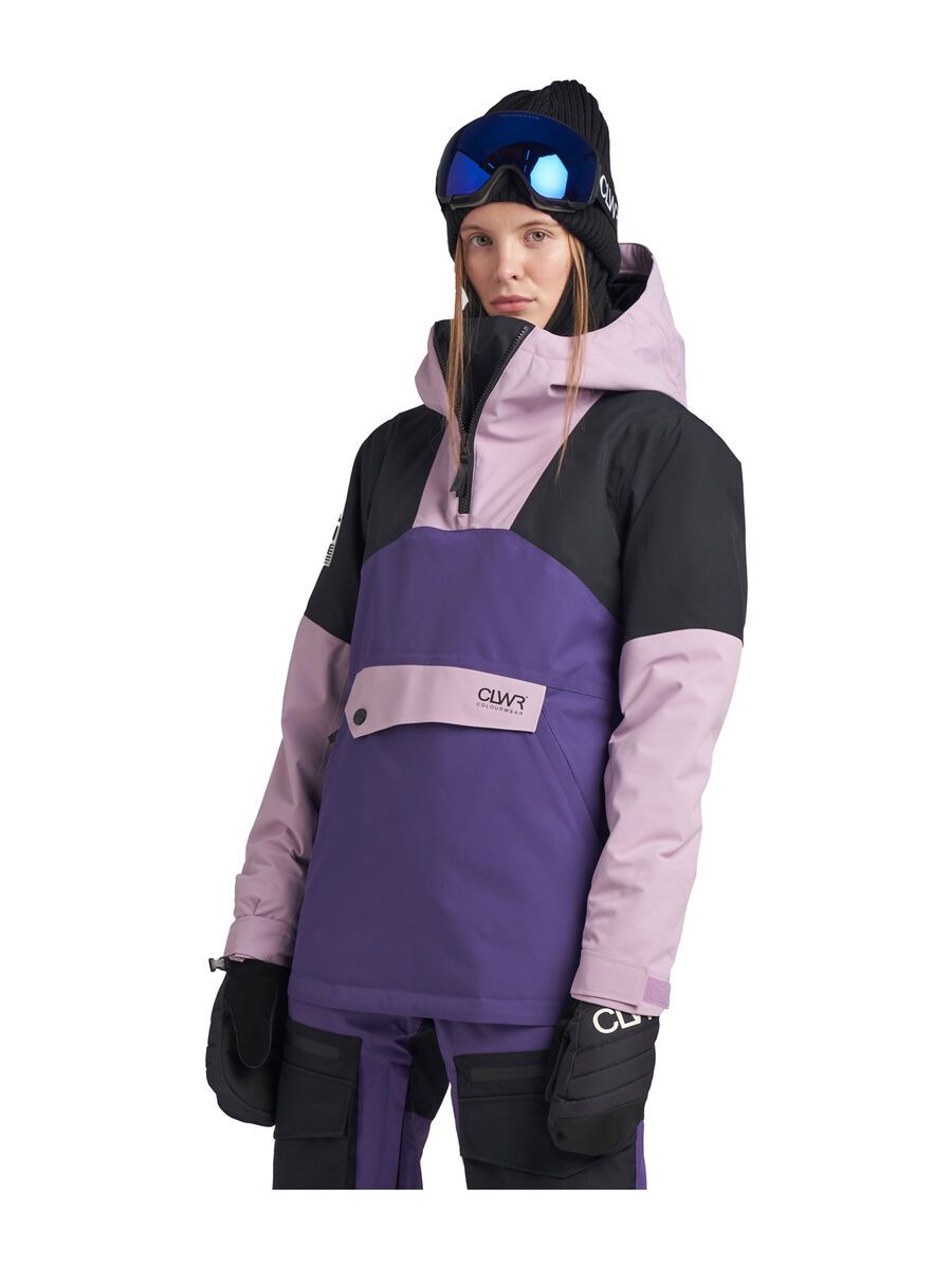 Colourwear Homage Anorak, purple - Bild 1