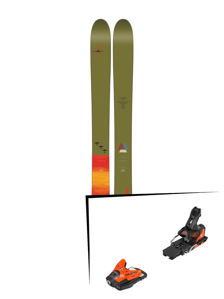 Set: Line Magnum Opus 2018 + Salomon STH2 WTR 13 orange/black - Bild 1