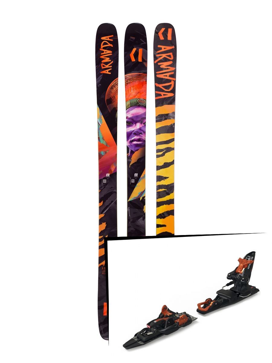 Set: Armada Arv 106 2019 + Marker Kingpin 13 Demo black/copper - Bild 1
