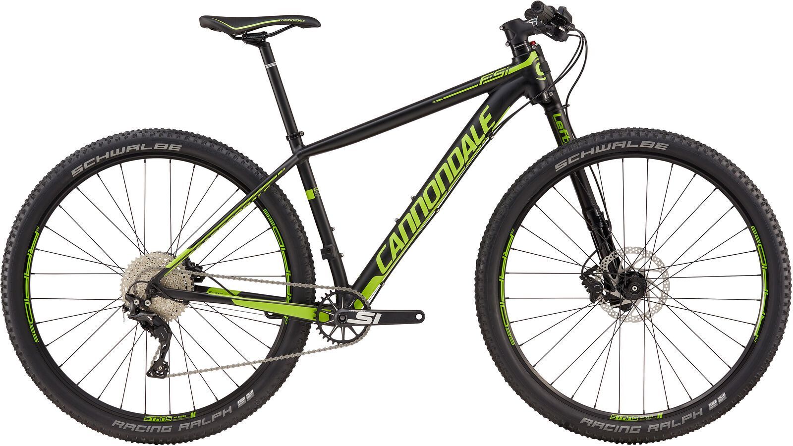 Cannondale F-SI 1 27.5, jet black w/ berzerker green, matte - BBQ - Bild 1