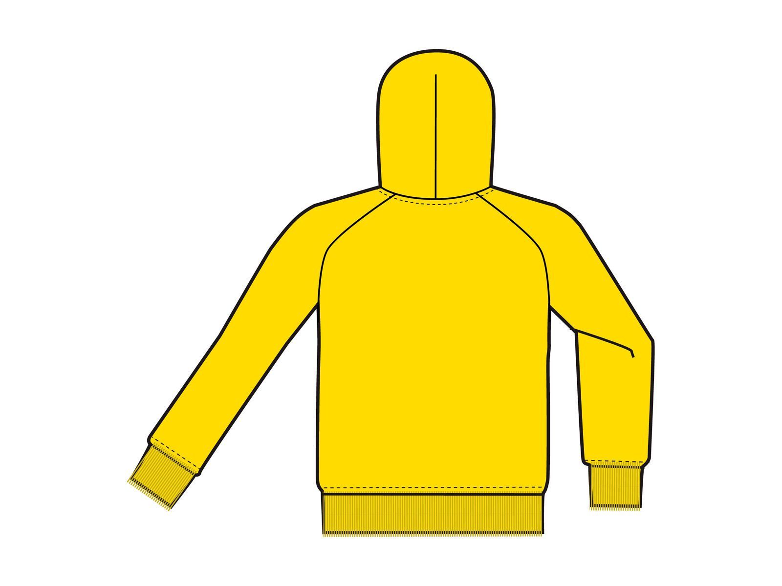 Cube Junior Hoody Mirrored Letters, yellow - Bild 2