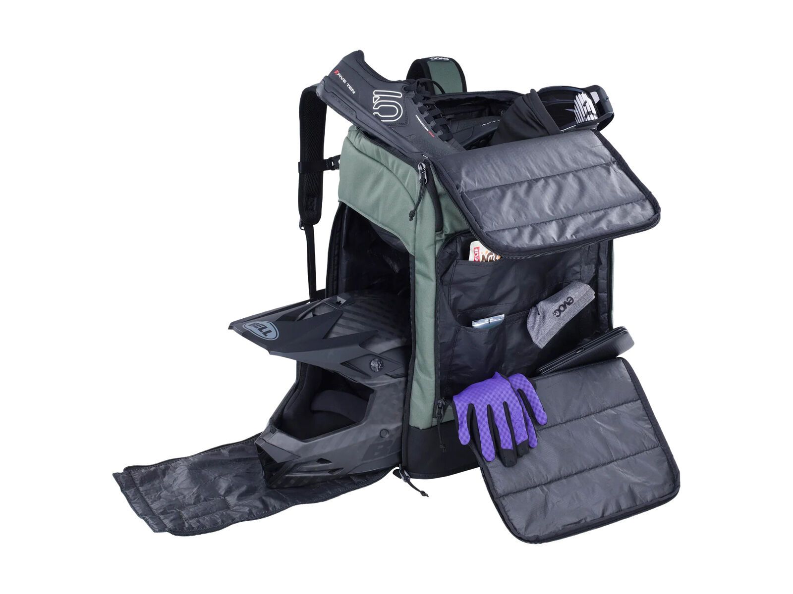 Evoc Gear Backpack 60, dark olive - Bild 5