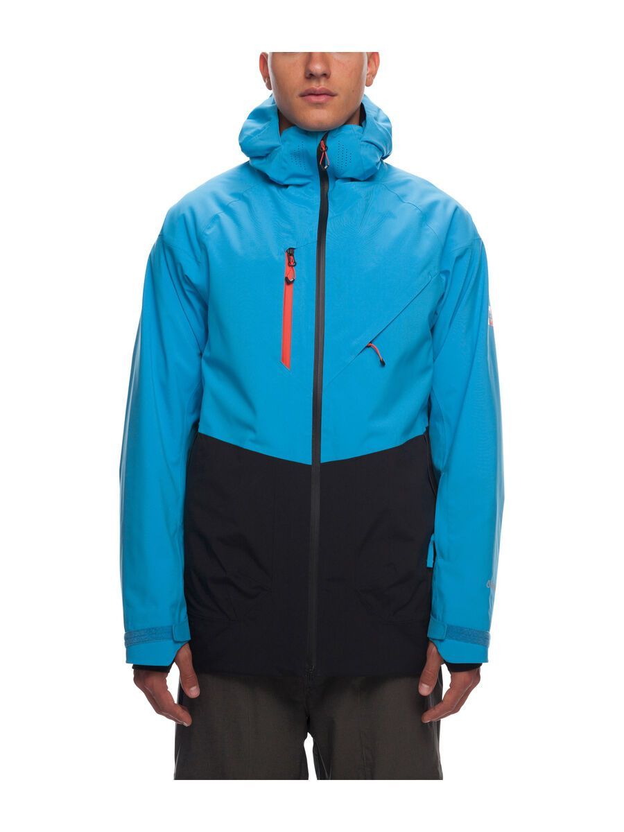 686 Men's GLCR Hydrastash Reservoir Insulated Jacket, bluebird colorblock - Bild 1