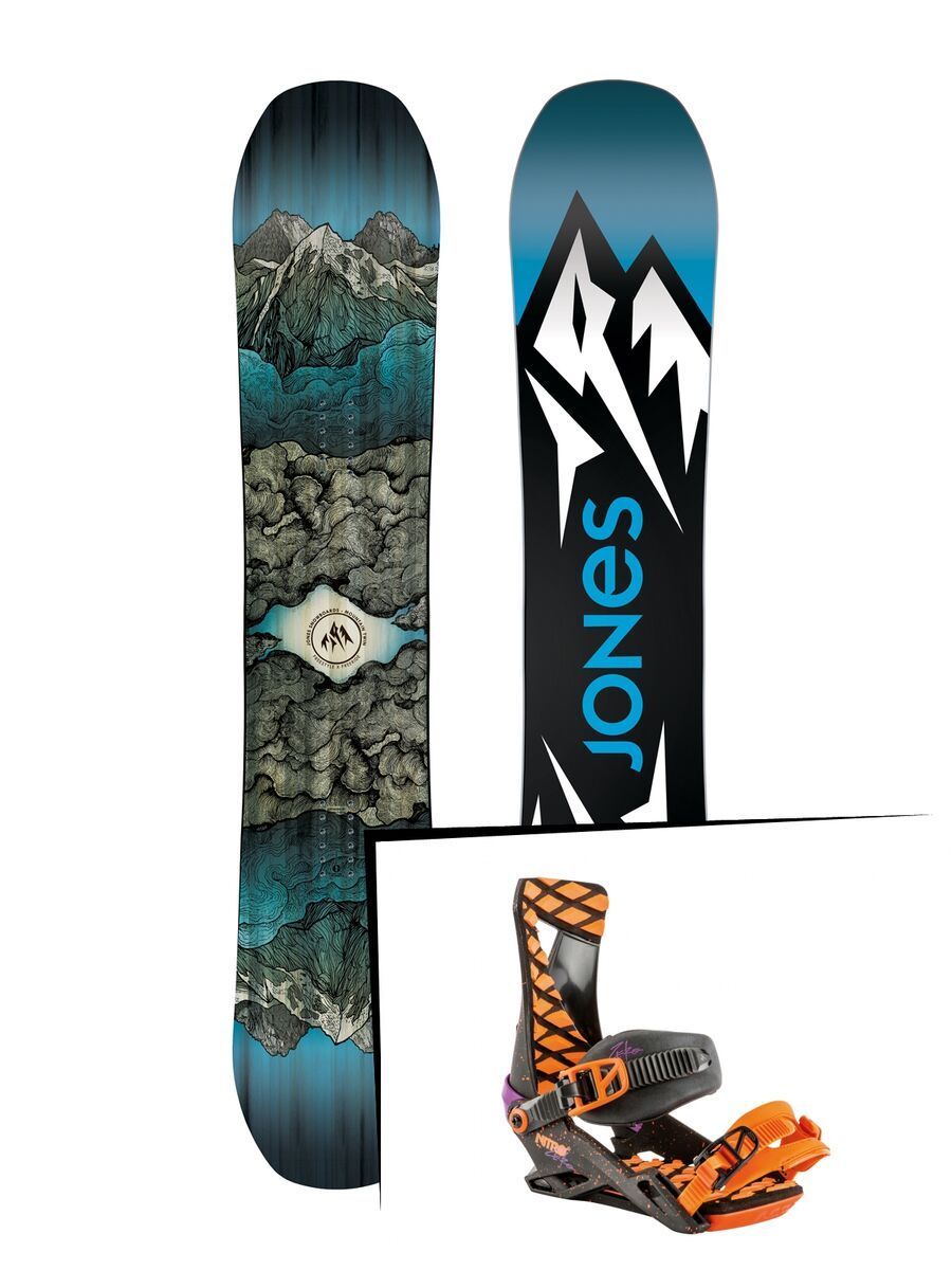 Set: Jones Mountain Twin Wide 2019 + Nitro Zero throwback - Bild 1