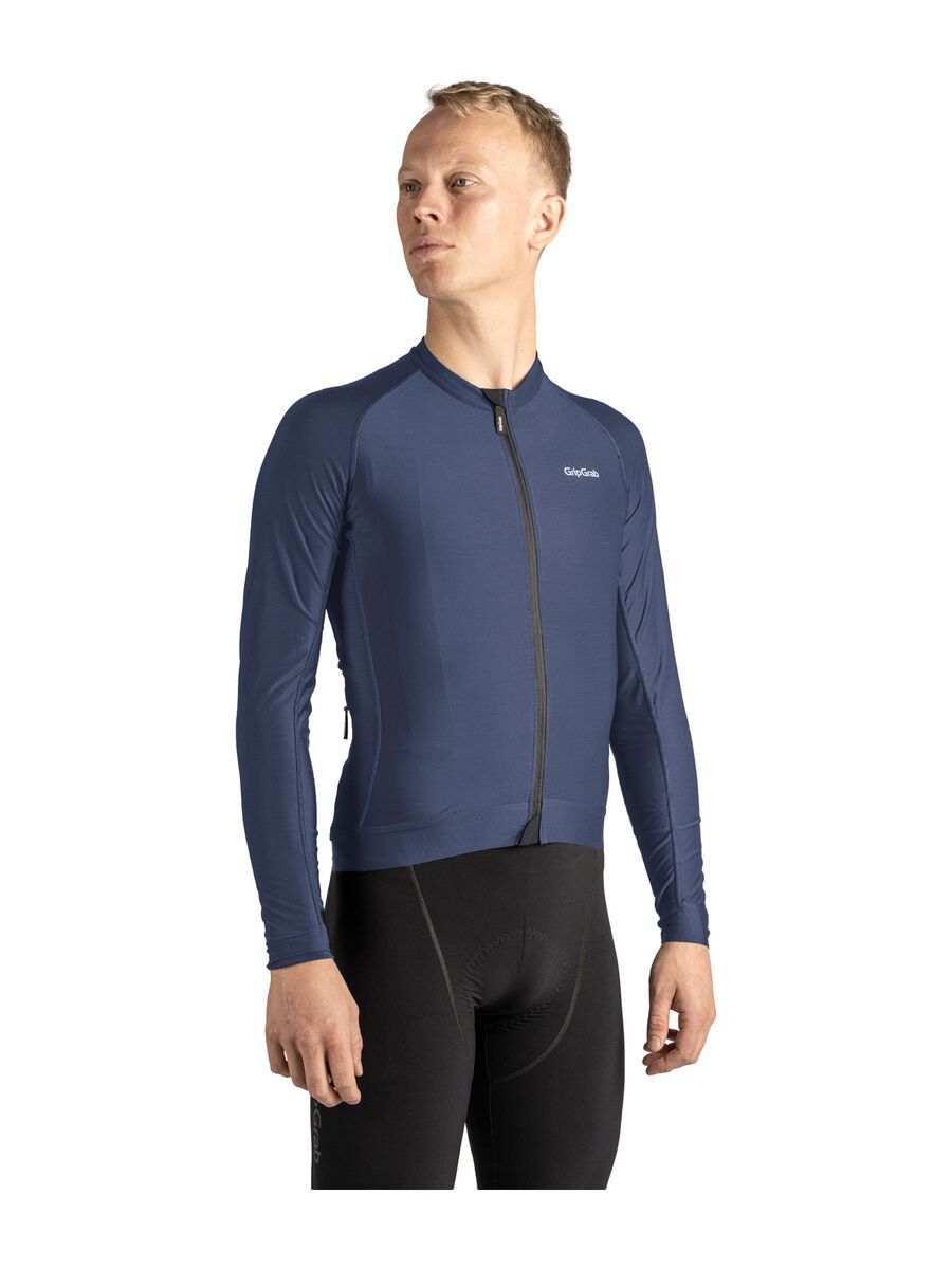 GripGrab PACR Long Sleeve Jersey, navy blue - Bild 4