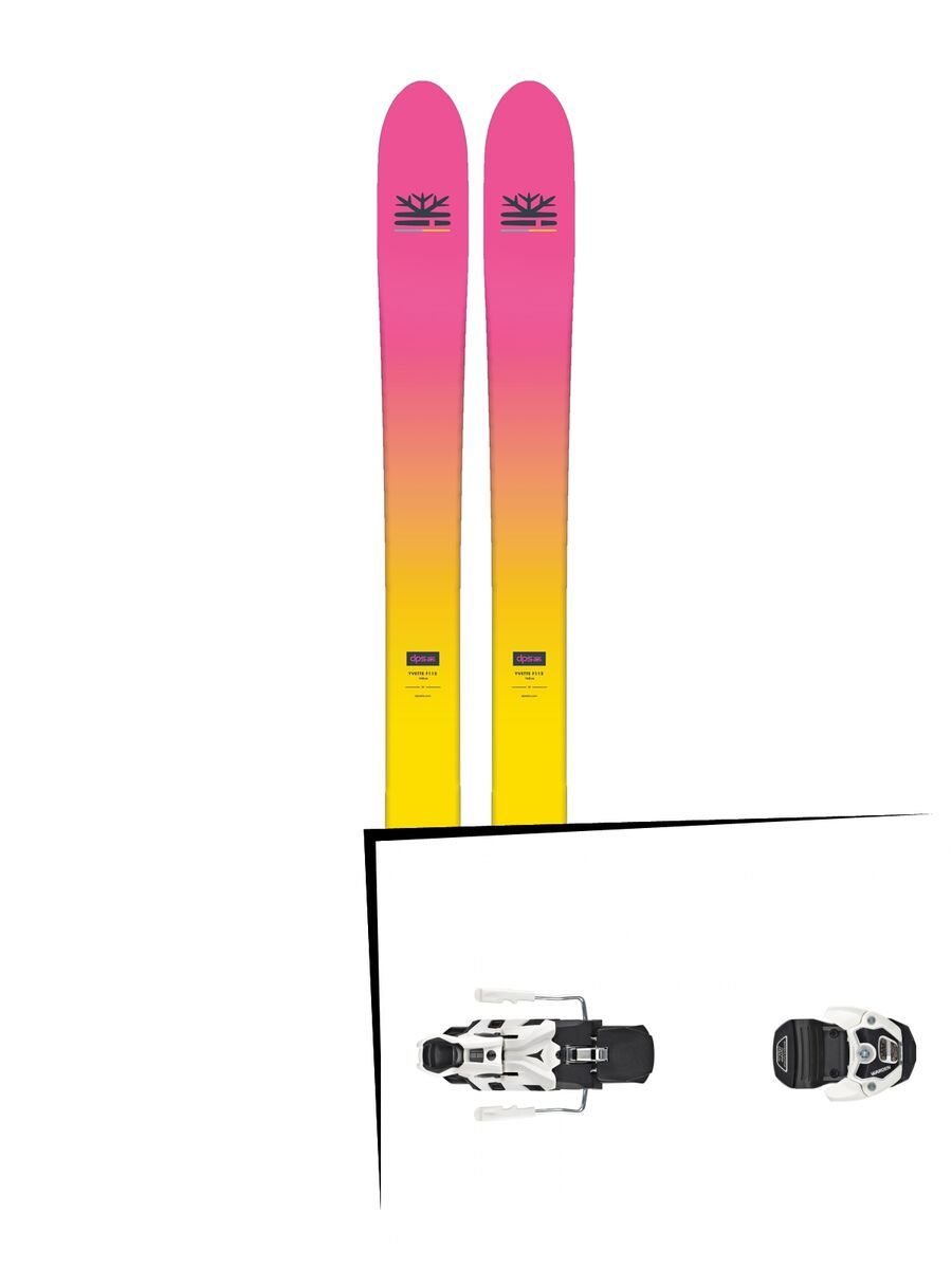 Set: DPS Skis Yvette 112 RP2 Foundation 2018 + Atomic Warden MNC 13 white - Bild 1