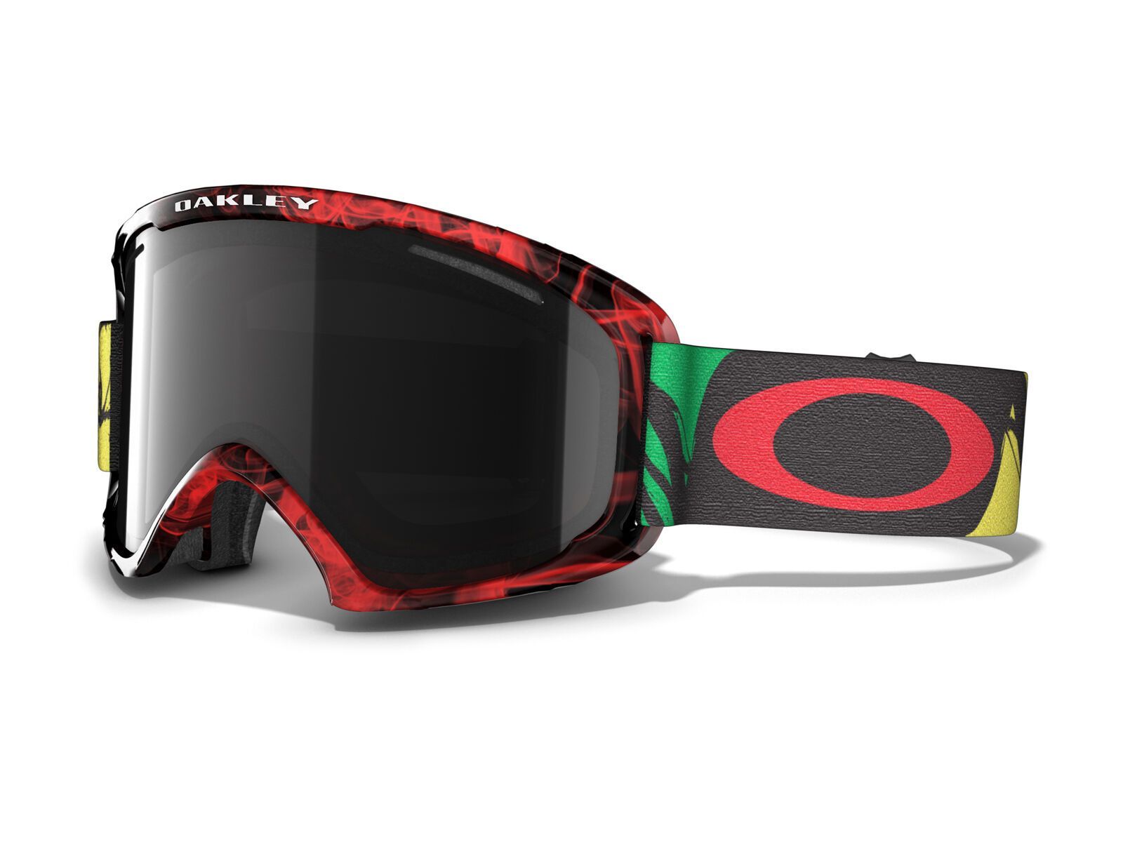 Oakley O2 XL, Burned Out Rasta/Dark Grey - Bild 1