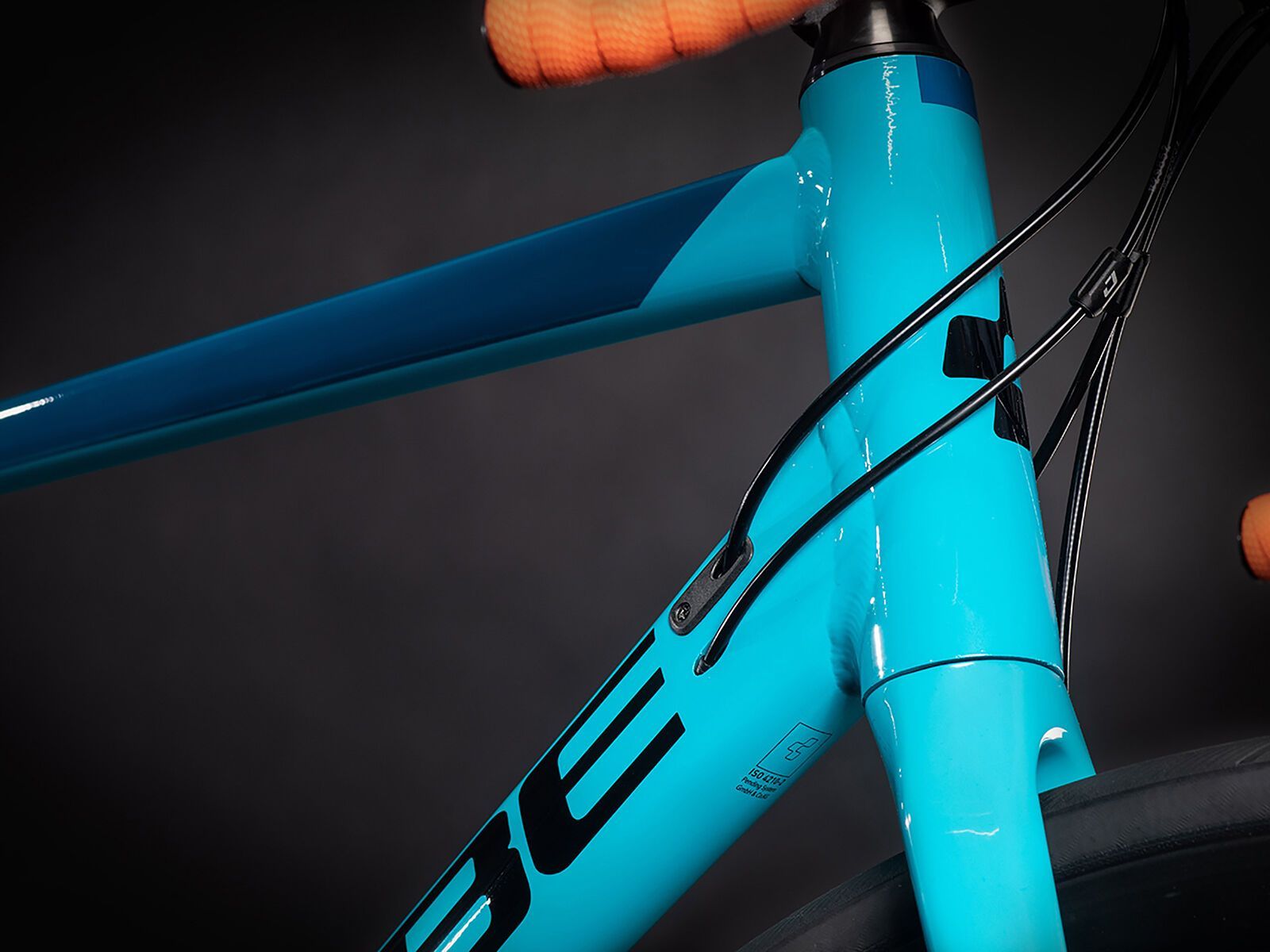 Cube Attain Race, petrol´n´orange - Bild 4