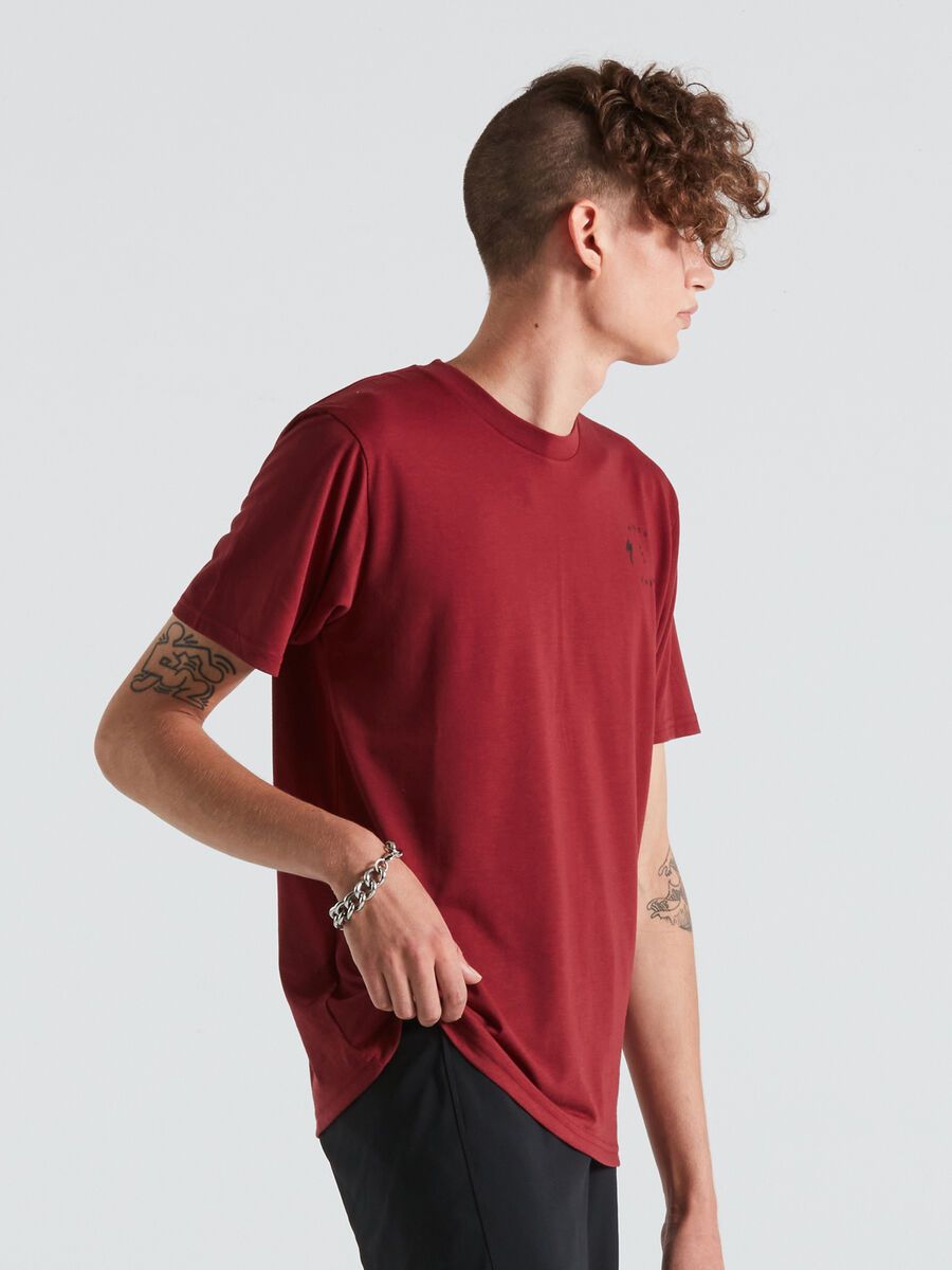 Specialized Stoke Short Sleeve T-Shirt, maroon - Bild 3