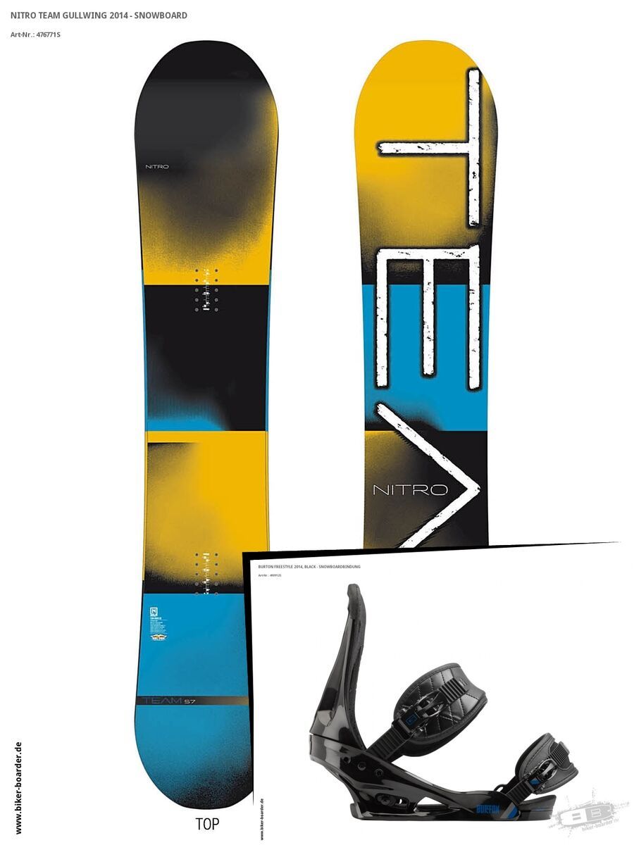 Set: Nitro Team Gullwing  + Burton Freestyle (493912S) - Bild 1