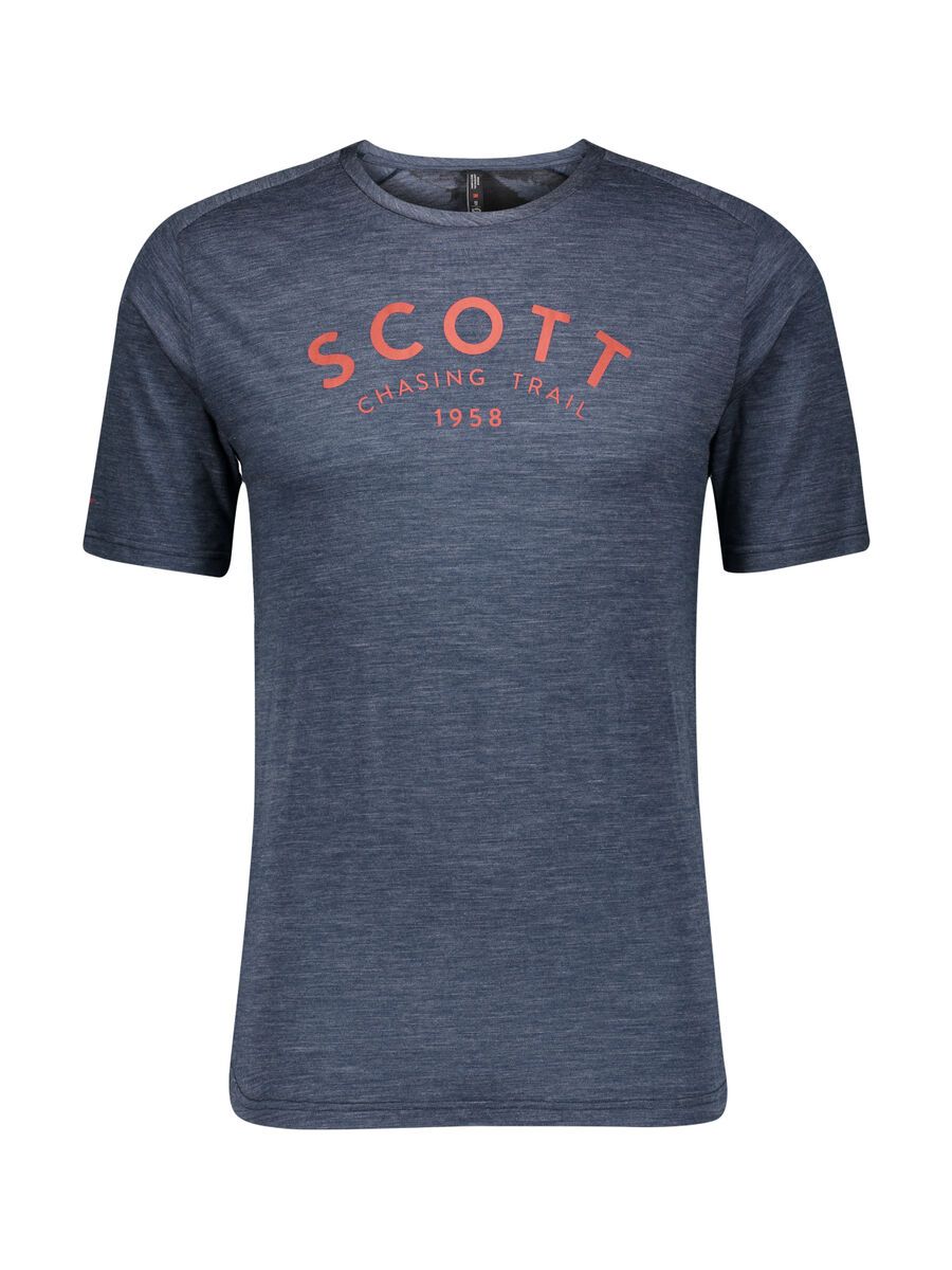 Scott Trail Flow Merino S/SL Men's Shirt, midnight blue - Bild 1