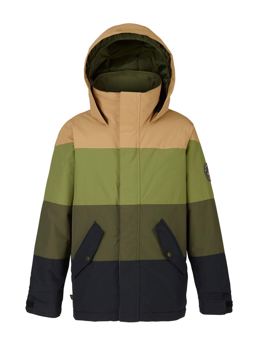 Burton Boys Symbol Jacket, true black/forest night/olive branch - Bild 1