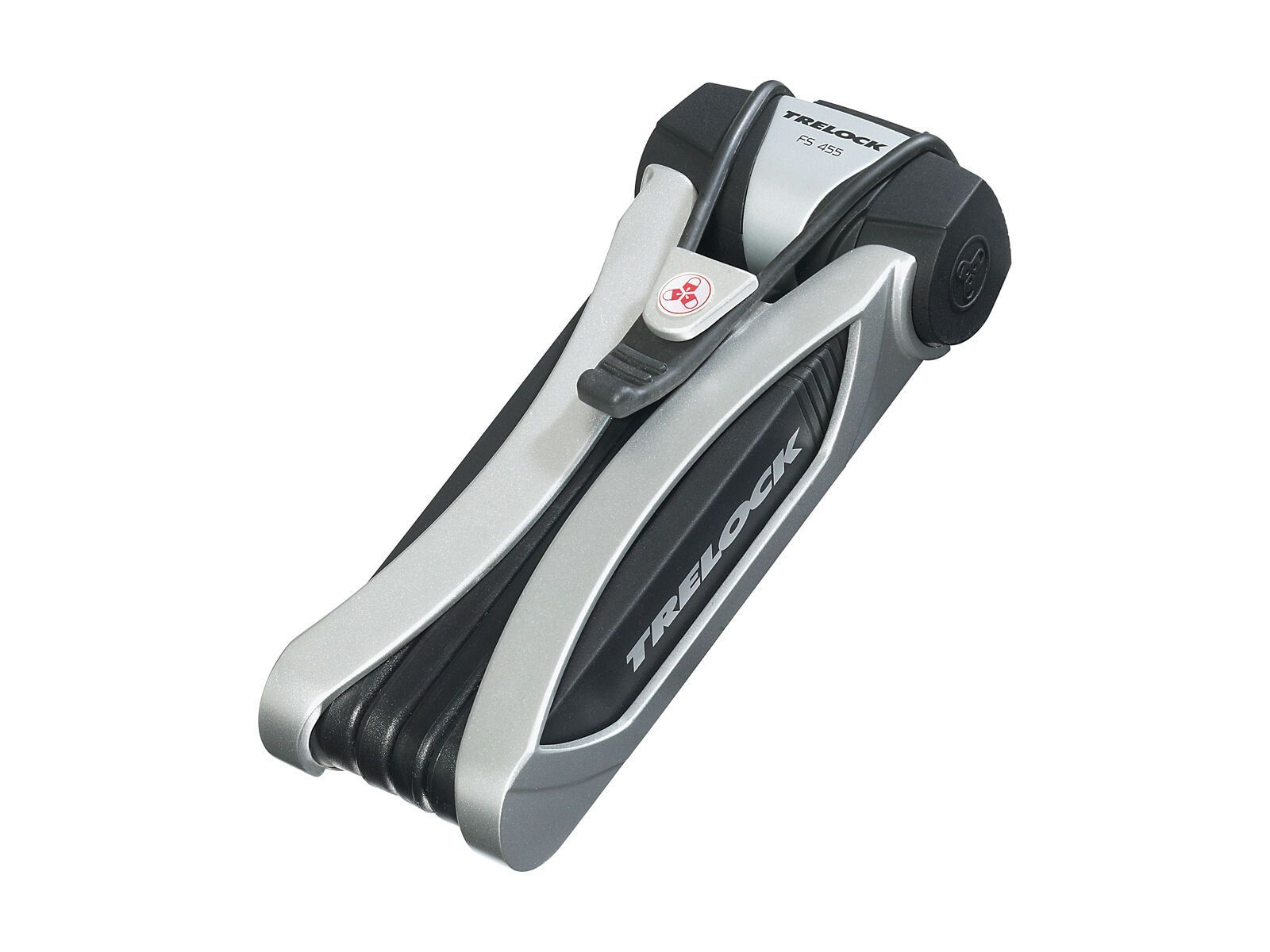 Trelock FS 455 Cops Faltschloss - 85 cm, silver - Bild 1