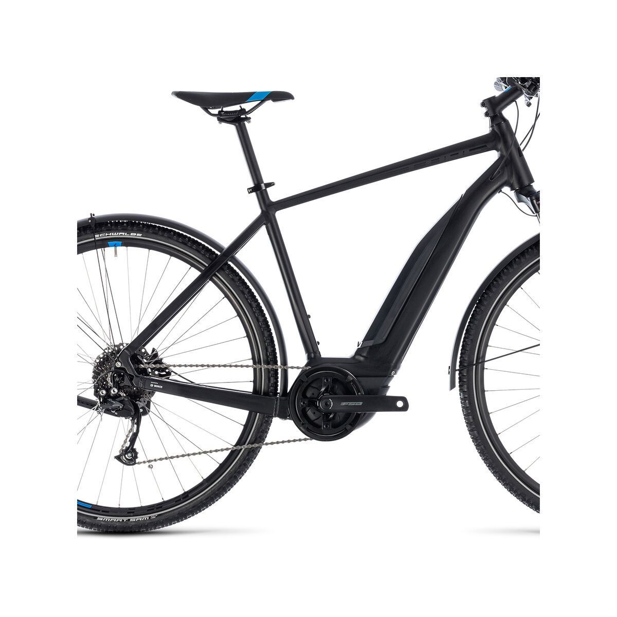 Cube Cross Hybrid ONE Allroad 400, black´n´blue - Bild 4