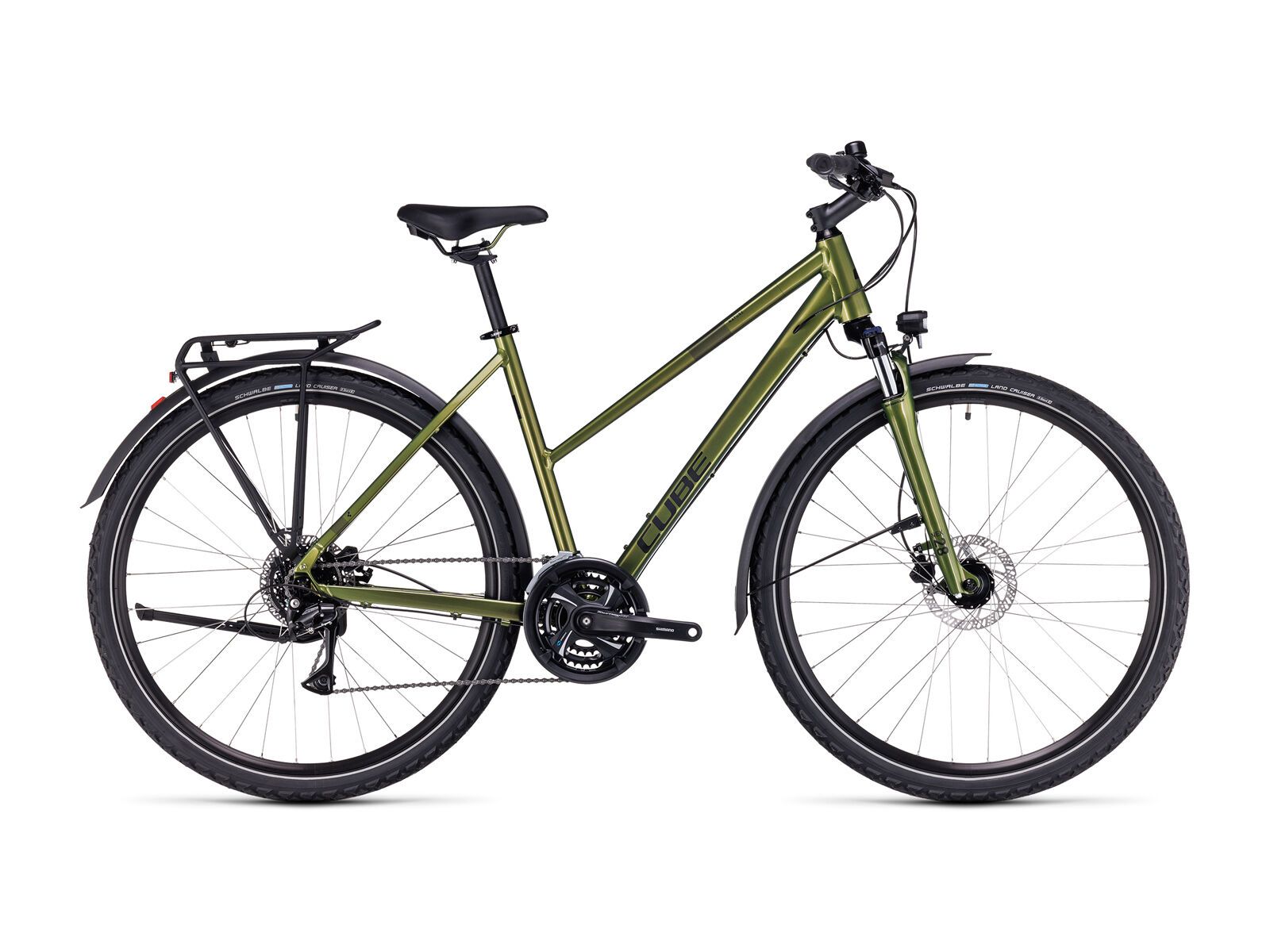 Cube Nature Allroad Trapeze, shinymoss´n´black - Bild 1