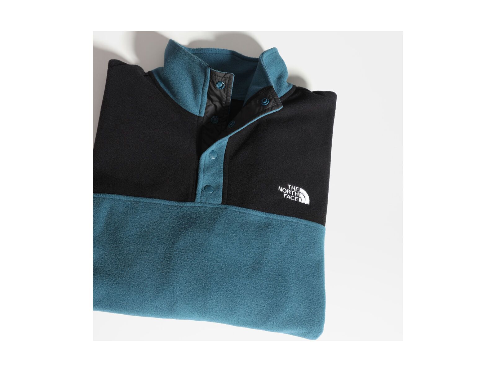 The North Face Men's Tka Glacier Snap-Neck Pullover, mallard blue/tnf black - Bild 4