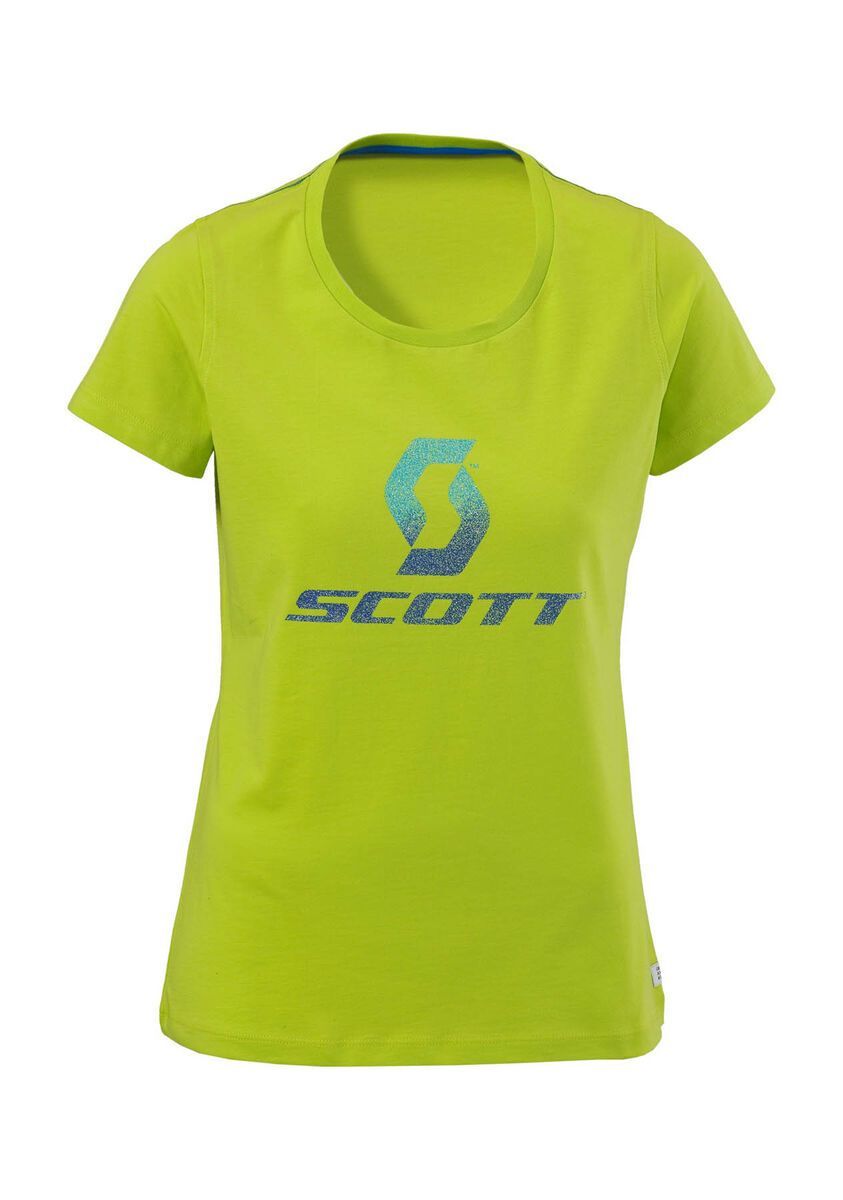 Scott Tee Womens Logo Glitter, lime green - Bild 1