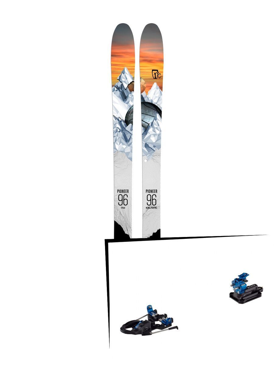 Set: Icelantic Pioneer 96 2018 + Hagan Core Bindung - Bild 1