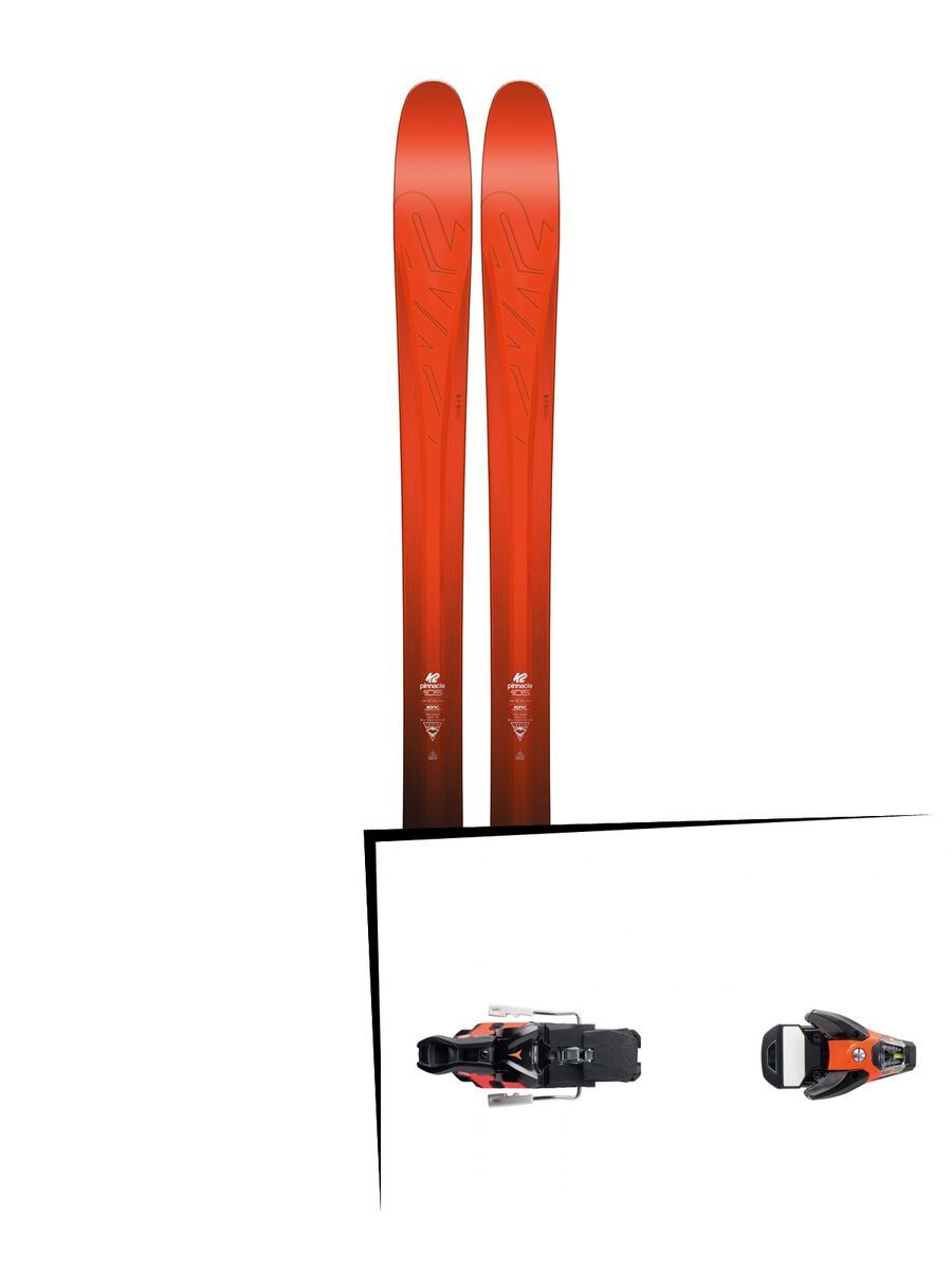 K2 SKI Set: Pinnacle 105 2016 + Salomon STH2 WTR 16 - Bild 1