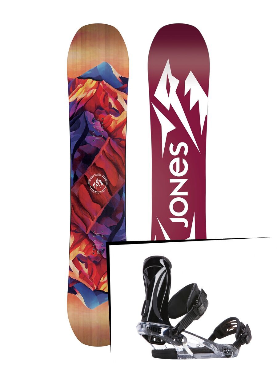 Set: Jones Twin Sister 2019 + Ride KS black - Bild 1