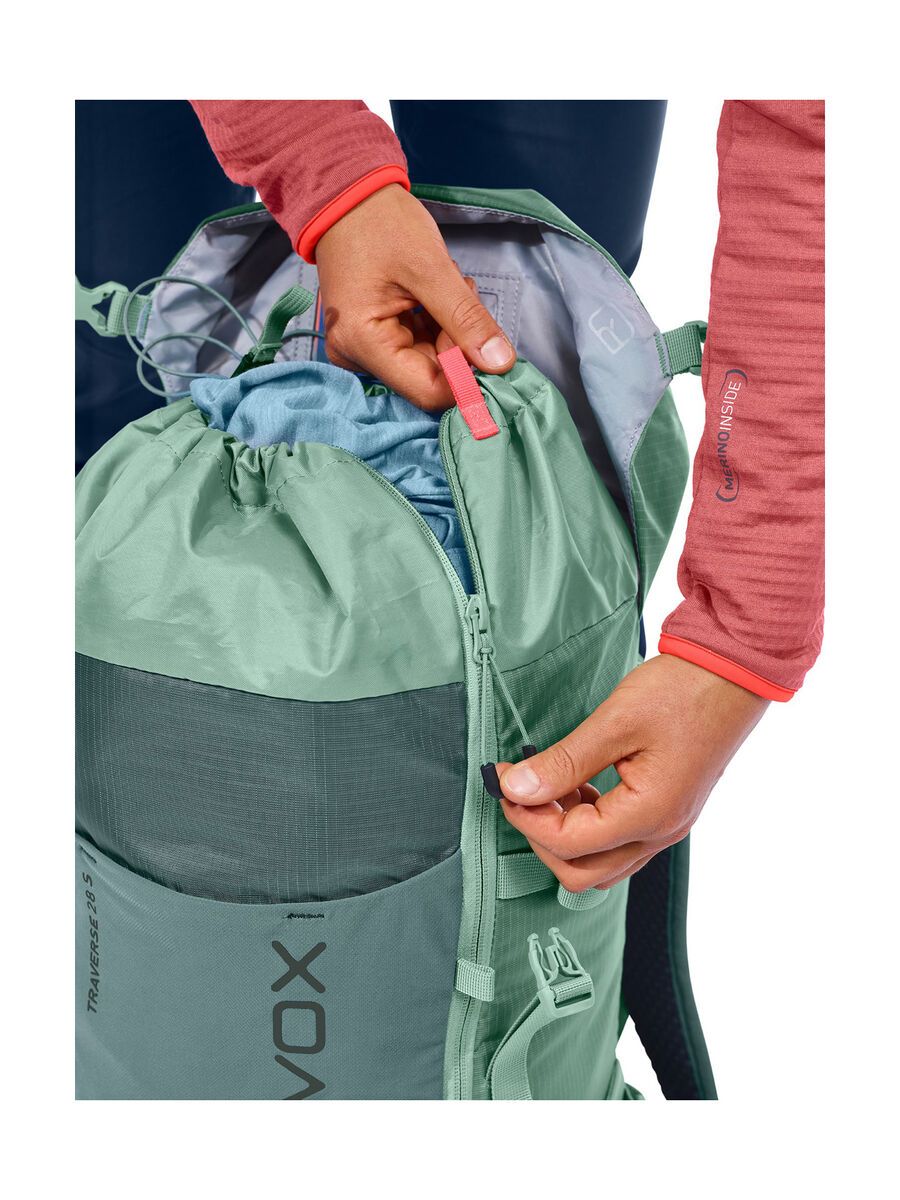 Ortovox Traverse 28 S, green ice - Bild 7