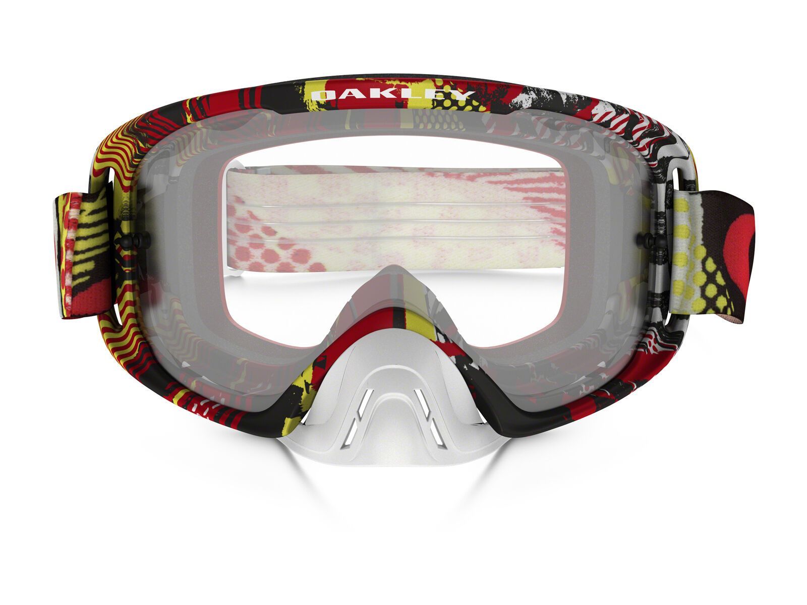 Oakley O2 MX, mosh pit red/yellow/Lens: clear - Bild 2