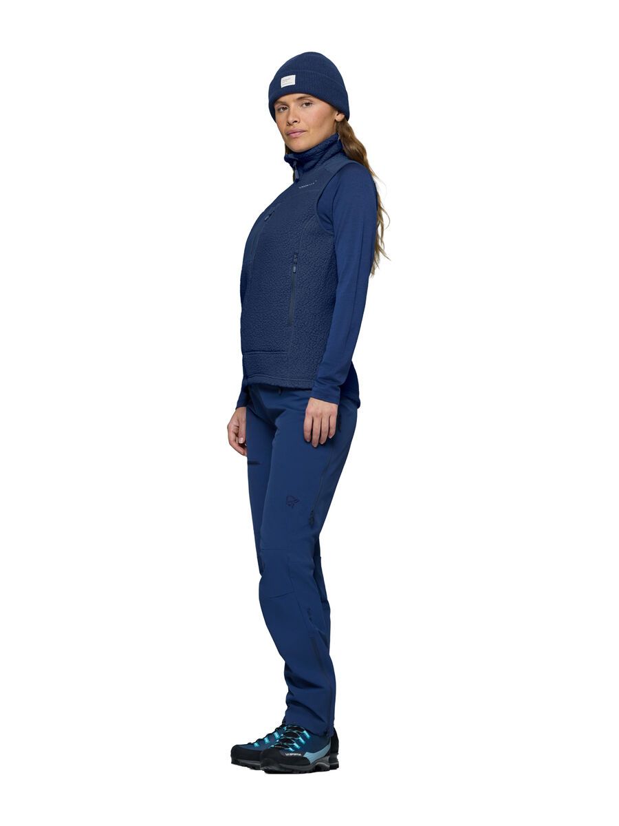 Norrona trollveggen warm3 Vest W's, indigo night - Bild 6