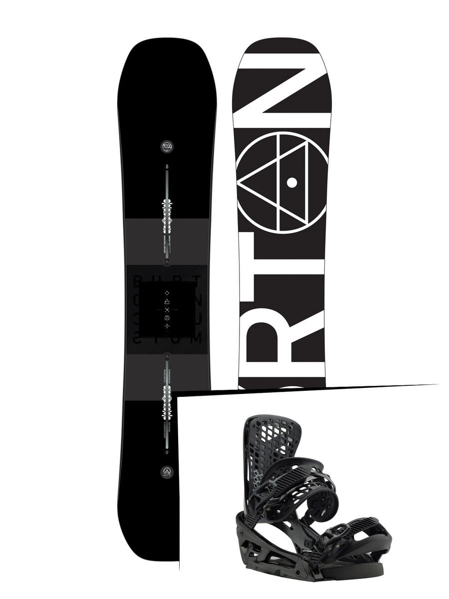 Set: Burton Custom X Flying V 2019 +  Genesis EST (1930975S) - Bild 1
