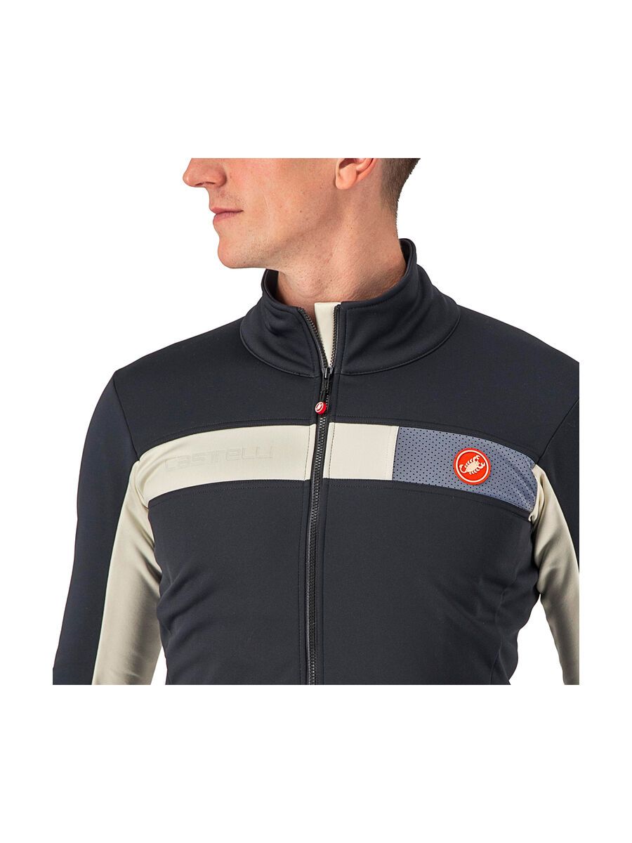 Castelli Mortirolo 6S Jacket, light black/chalk-silver reflex - Bild 5